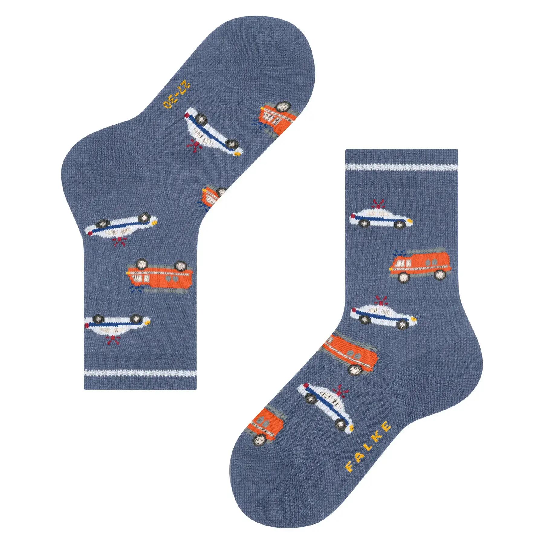 Falke Kinder Socken Police and Fire Cars SO 12297 4/9