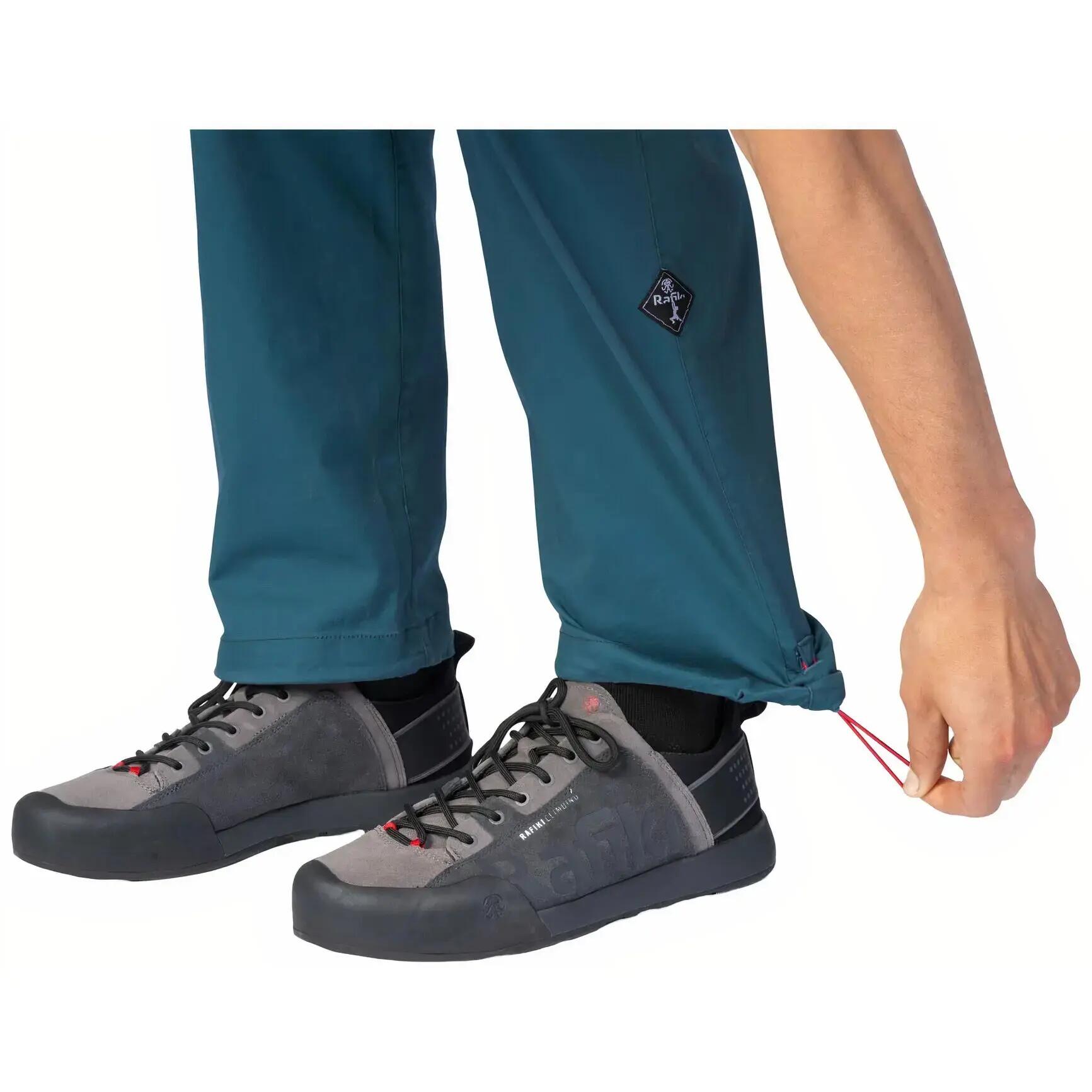 Pantaloni da arrampicata da uomo in cotone RAFIKI con taglio tradizionale blu 5/5