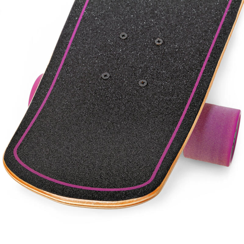 Heren Longboard surfskate Cascada Roze/Mint