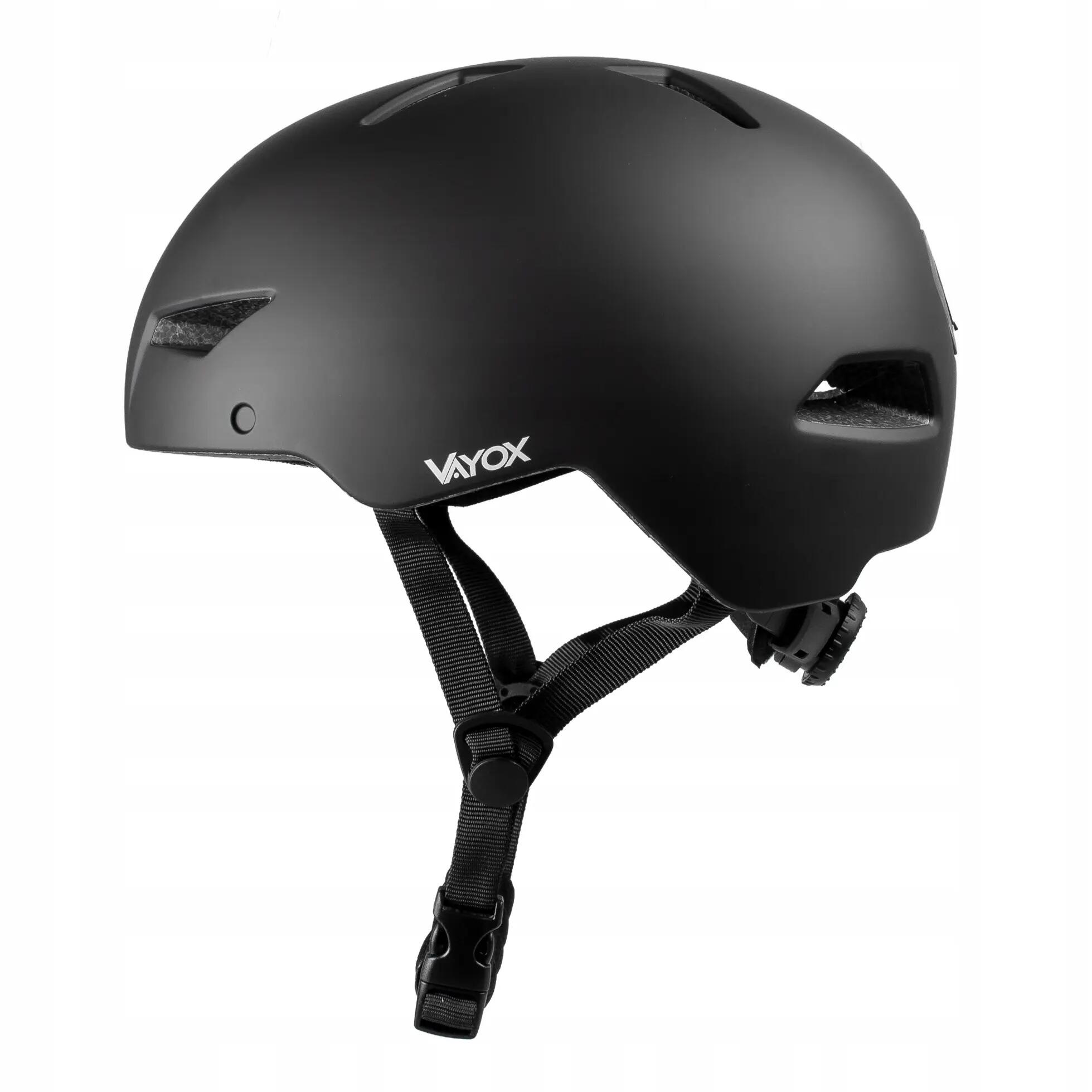 Casque pour vélo, rollers, trottinette Vayox Street VA0423 éclairage LED 55-58cm 9/16