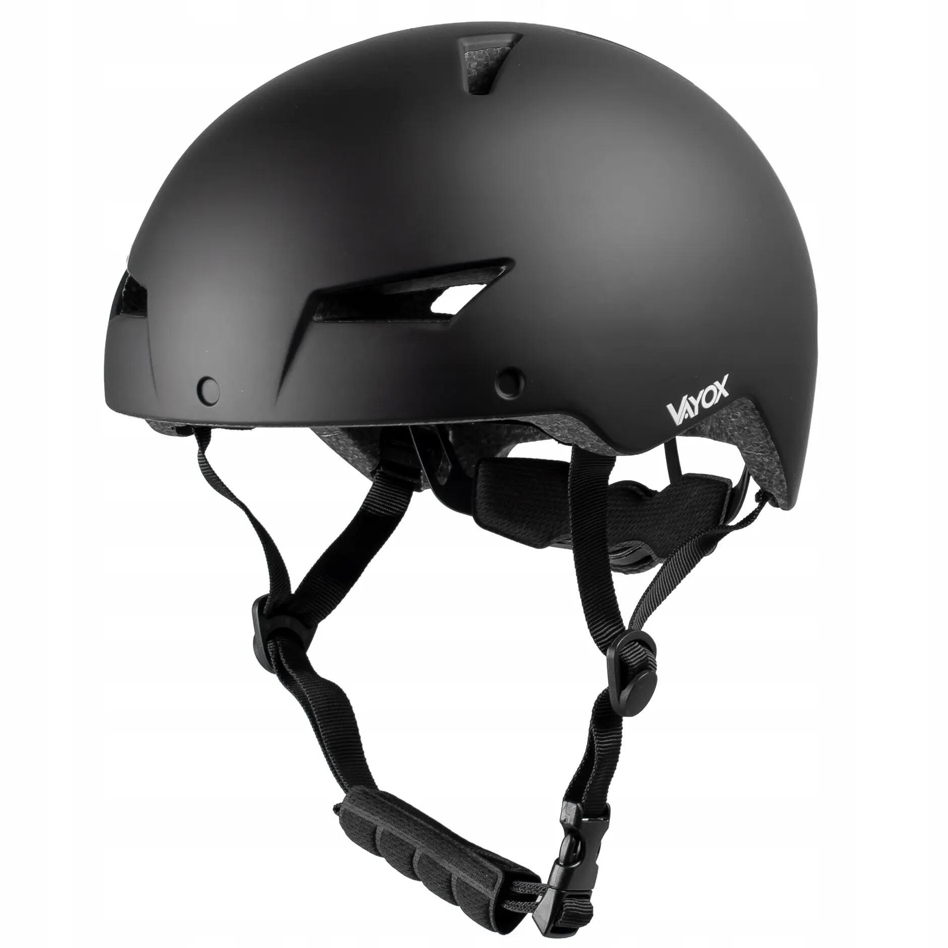 Casque Vayox Street VA0423 avec visière et LED 55-58cm 8/16