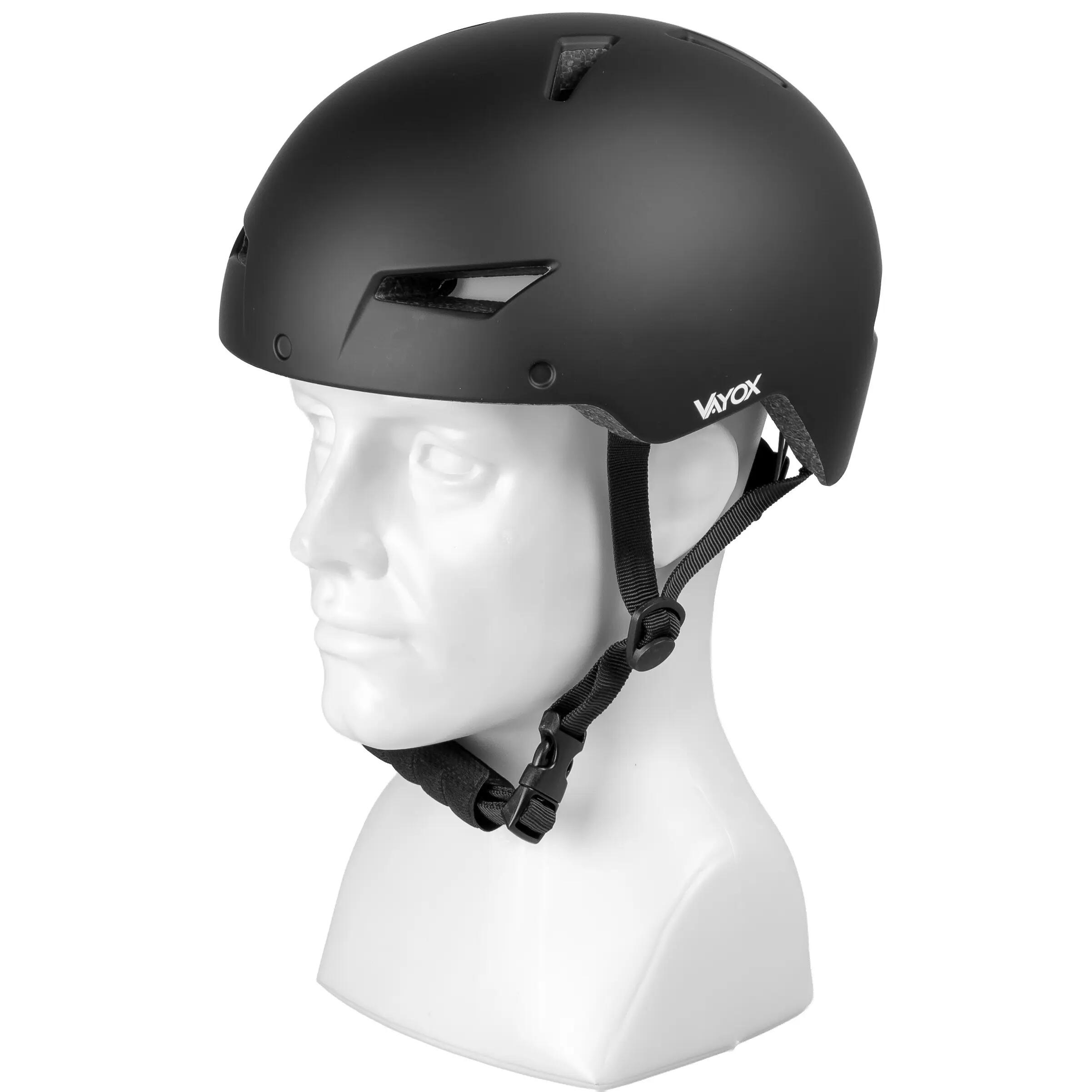 Casque pour vélo, rollers, trottinette Vayox Street VA0423 éclairage LED 55-58cm 7/16