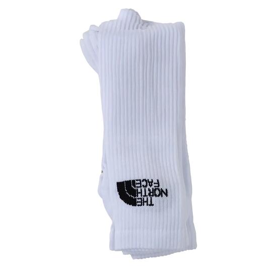 Unisex Volwassen Bemanningsleden Sokken (Pakket van 3) (Wit)