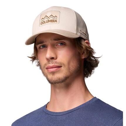 Trucker Cap für Herren, Netzmaterial Damen und Herren Dunkelstein