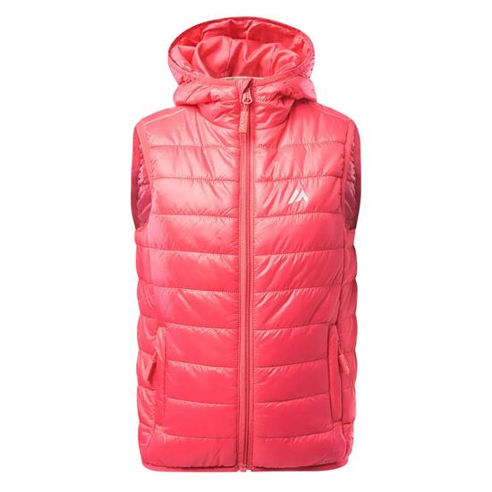 Doudoune sans manches à capuche enfant Martes Essentials Maron