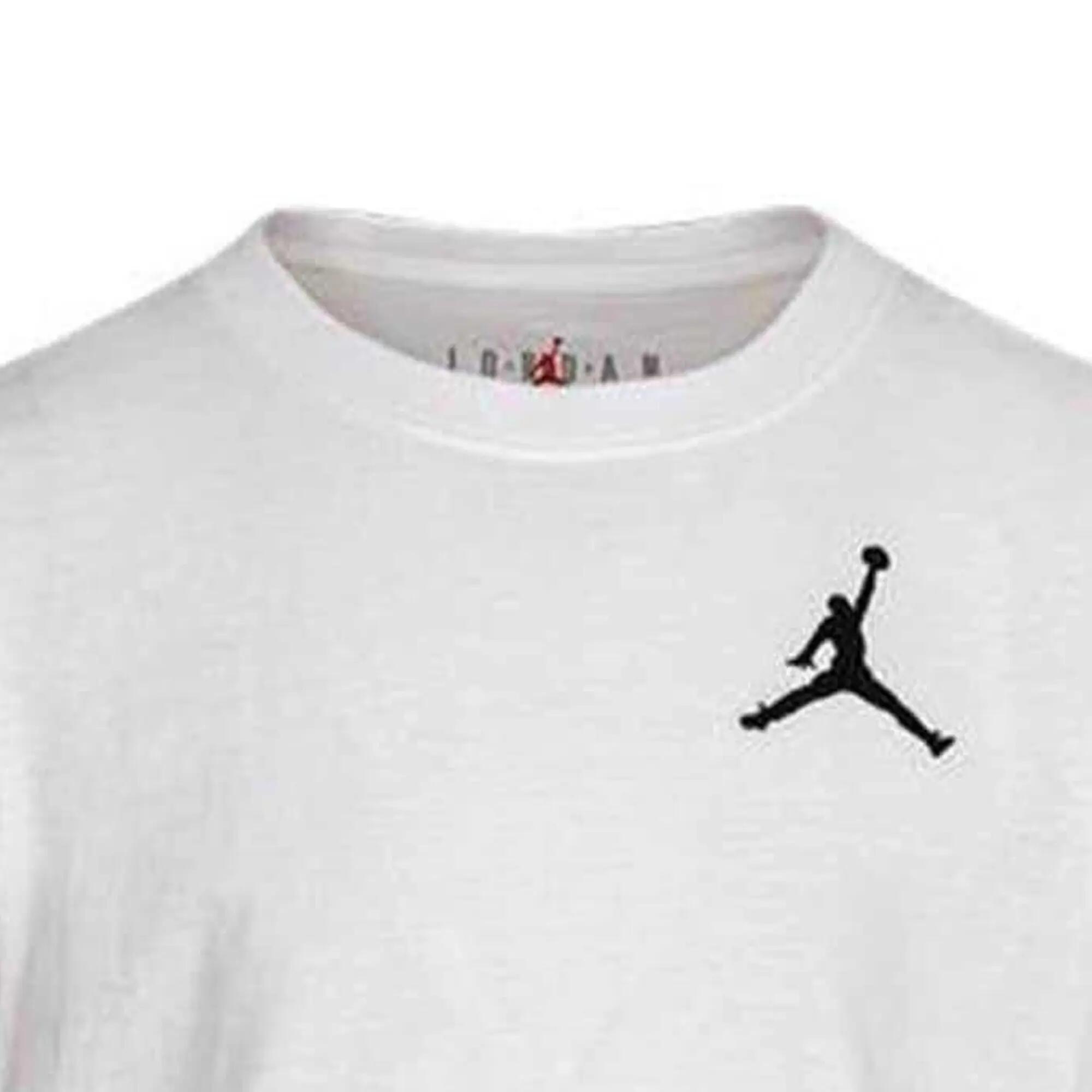 "Air Jordan" TShirt für Jungen, PolyesterBaumwollmischgewebe Kinder Weiß 3/3