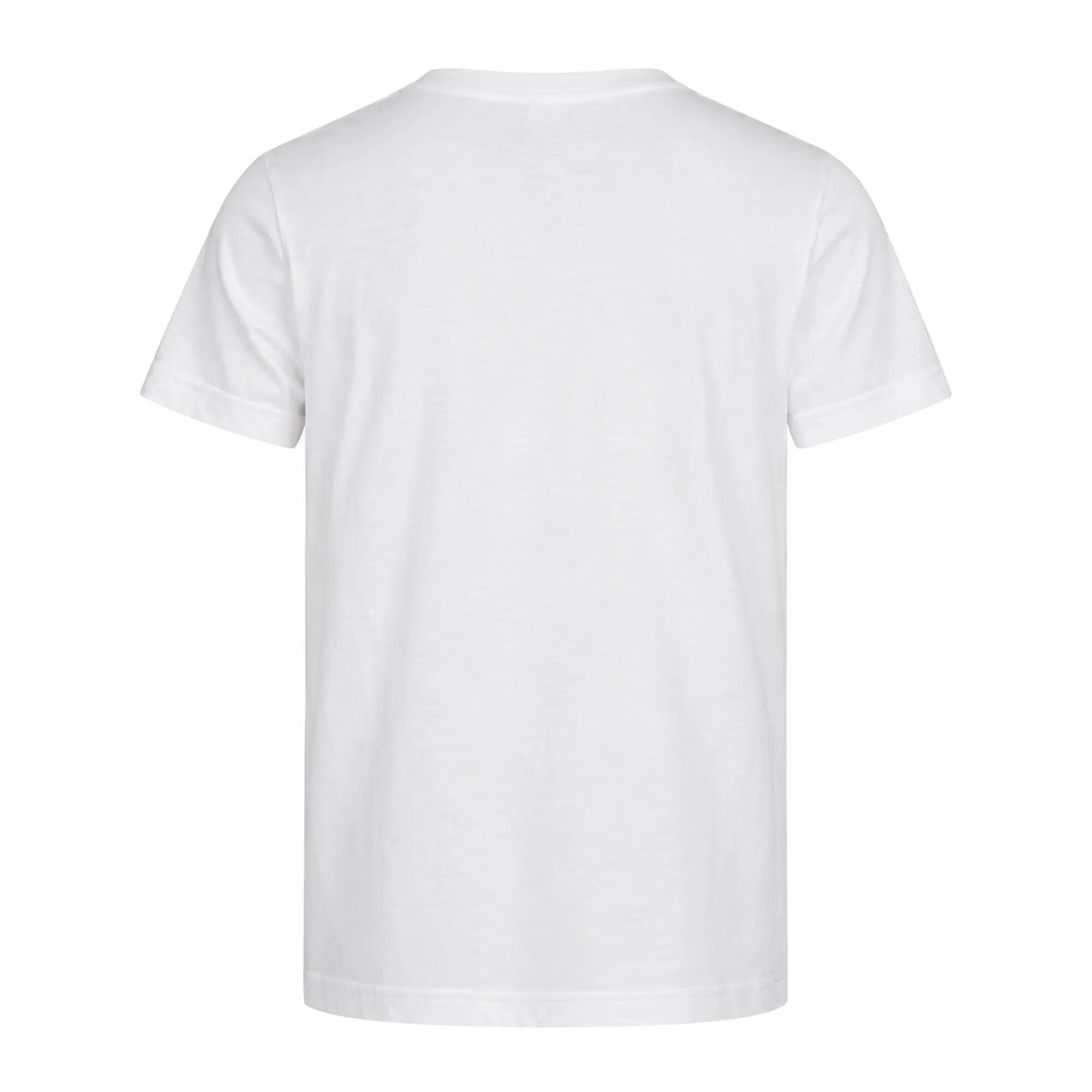 "Air Jordan" TShirt für Jungen, PolyesterBaumwollmischgewebe Kinder Weiß 2/3