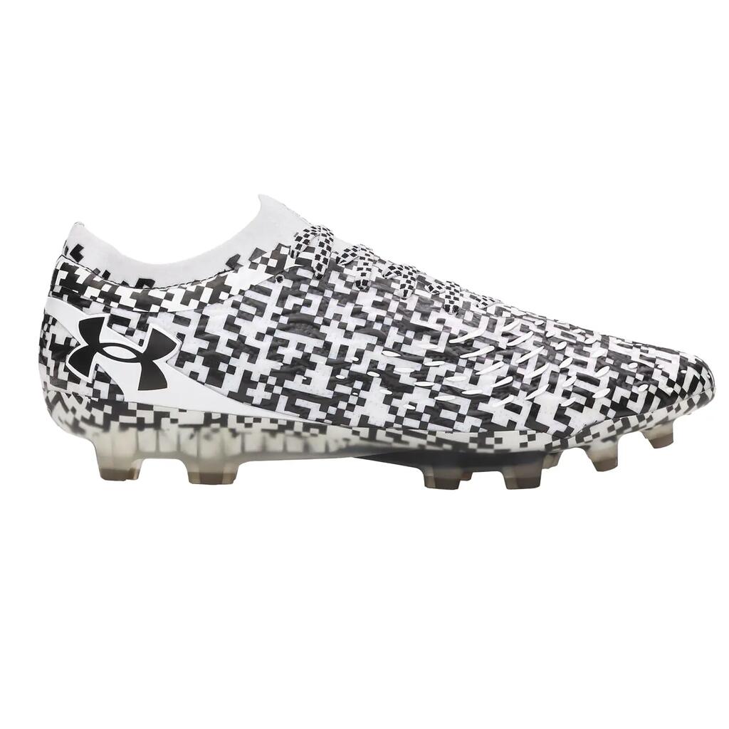Unisex Adult Elite Pixelated Firm Ground Football Boots (Black/White)