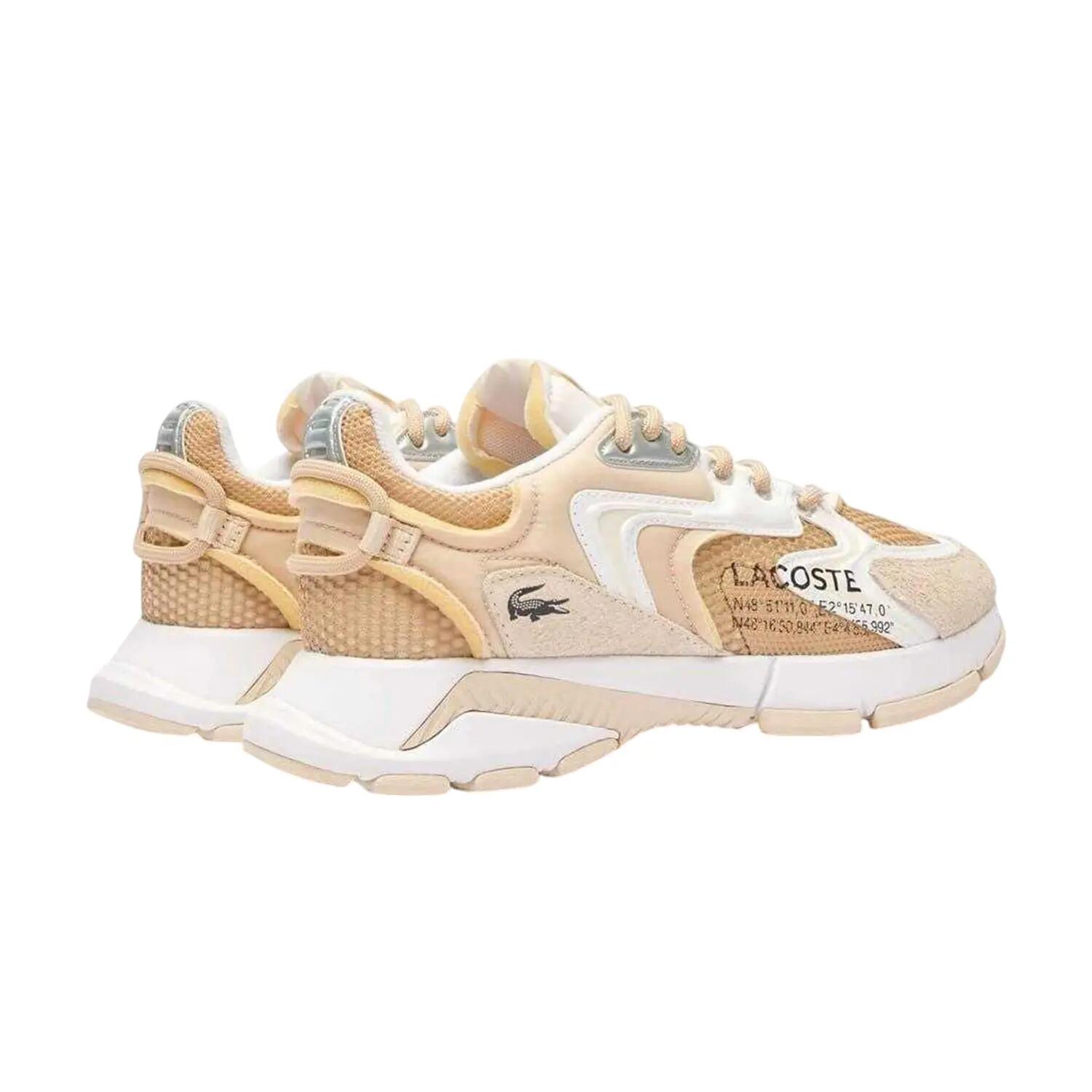Mens L003 Neo Leather Trainers (Tan/White) 2/5