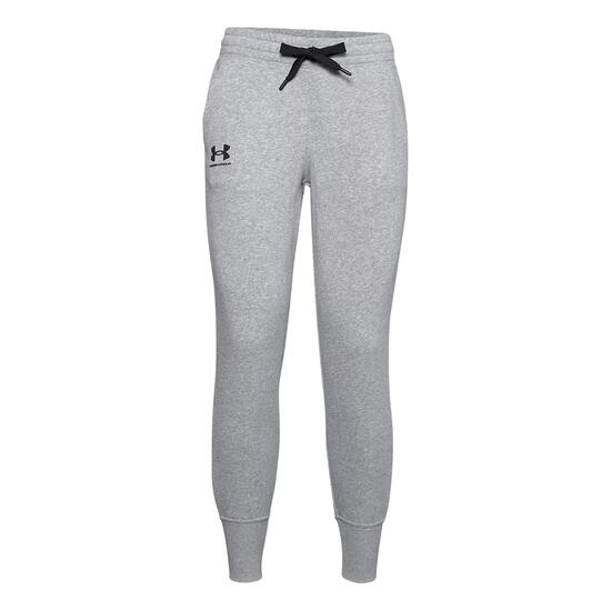 Długie Spodnie Dresowe Yoga Under Armour Rival Fleece Czarny