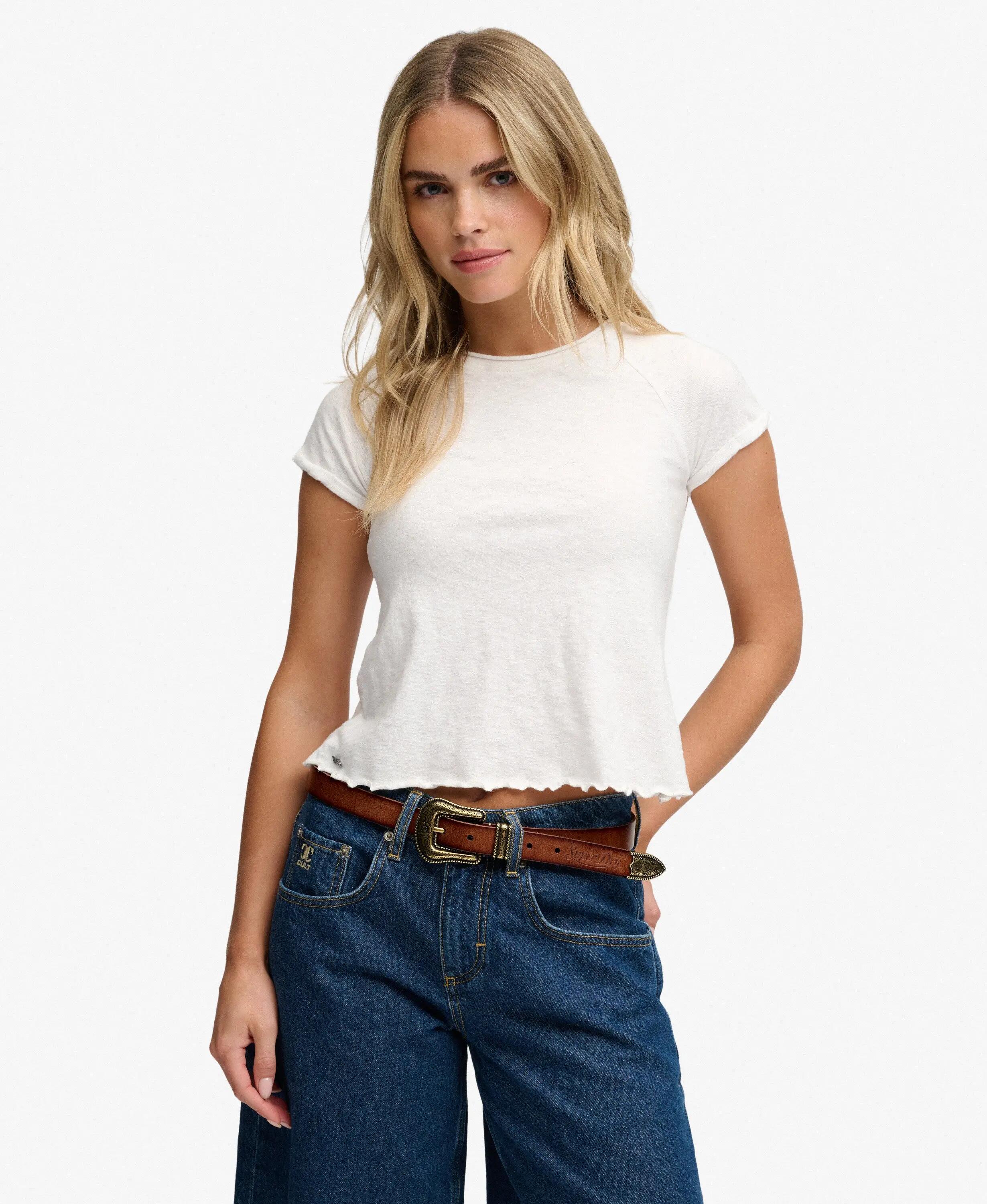 superdry Skinny Western Leren Riem – 100% buffelleer 6/6