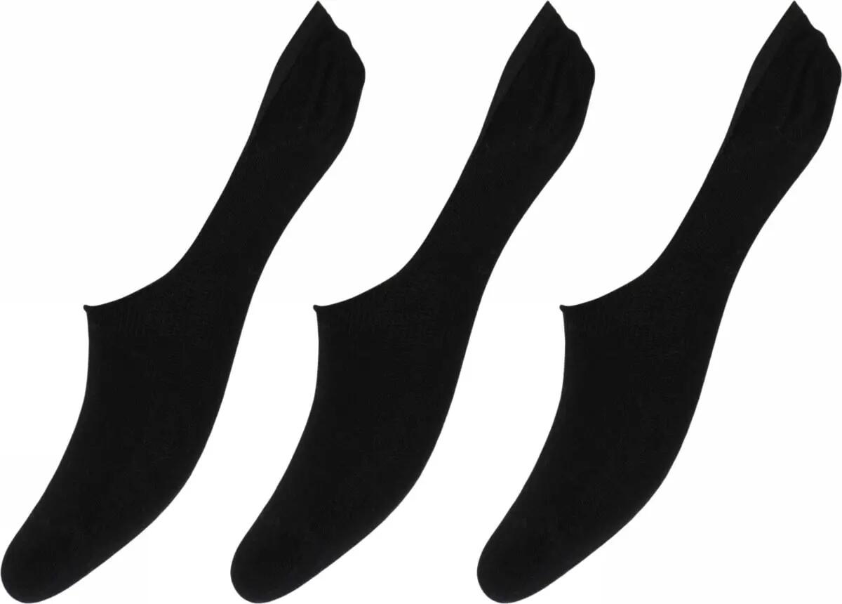 decoy dünne Bamboo-Footies 3er Pack – WHITE (1200) 3/3