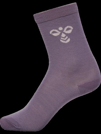hummel hmlJR WOOL SOCKS — lange Wollsocken, wärmend – OMBRE BLUE