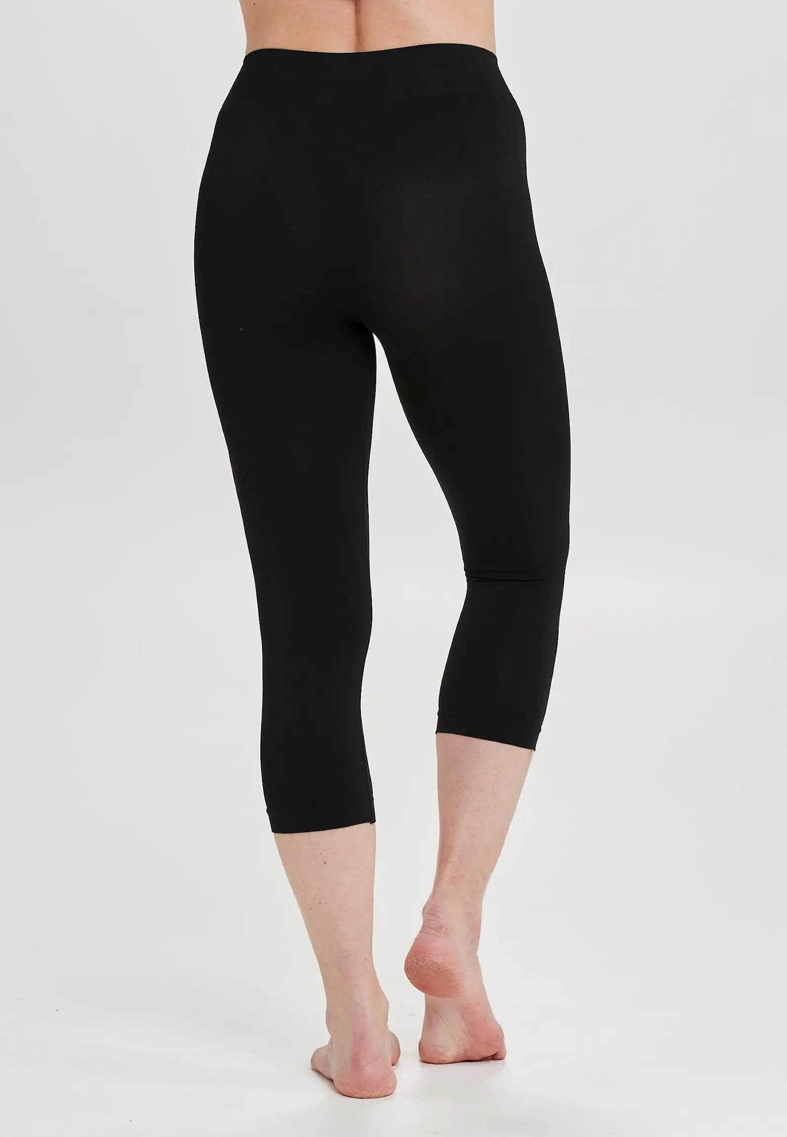 decoy seamless Capri-Leggings – weich und elastisch – WHITE (1200) 5/5