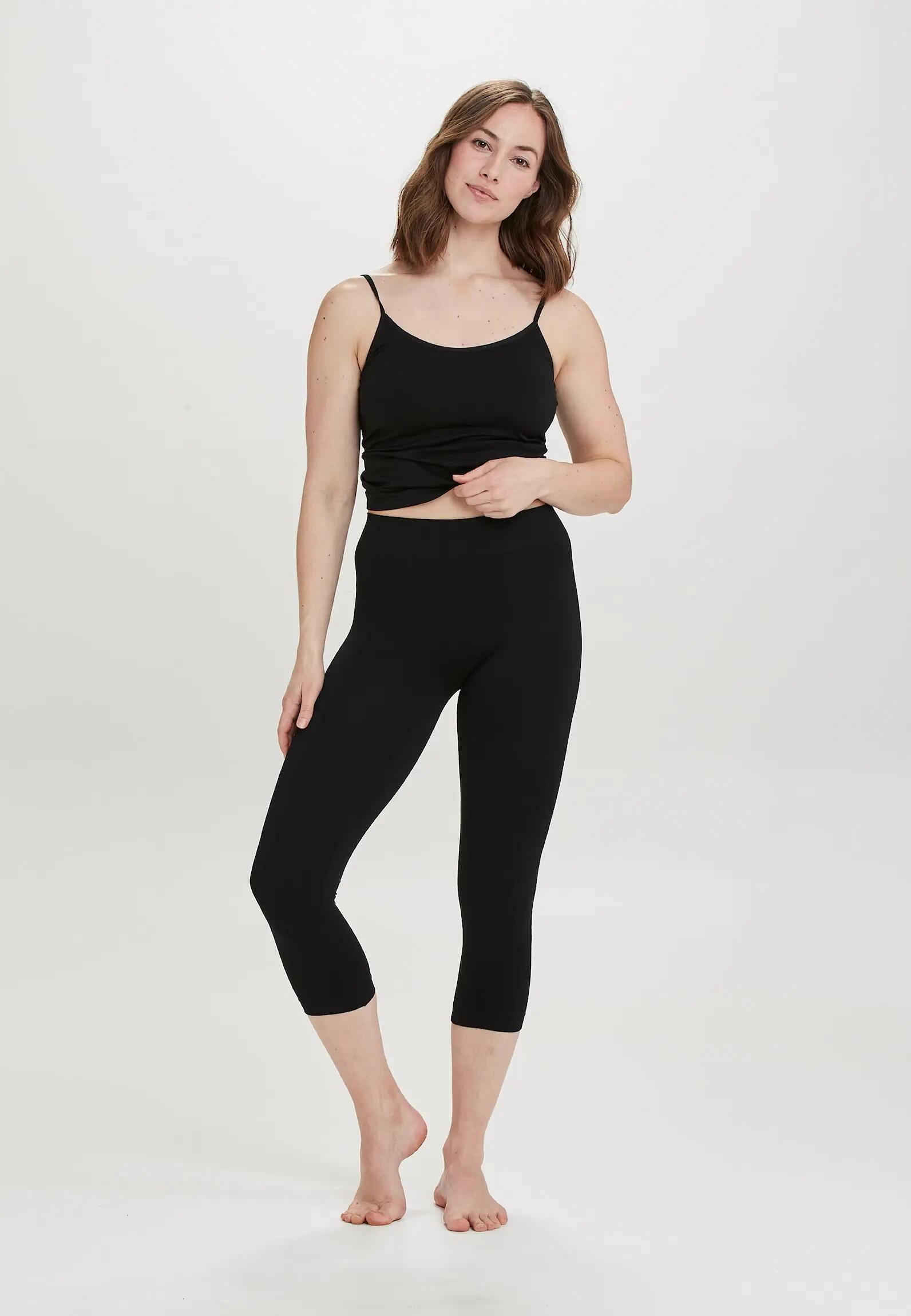 decoy seamless Capri-Leggings – weich und elastisch – WHITE (1200) 3/5