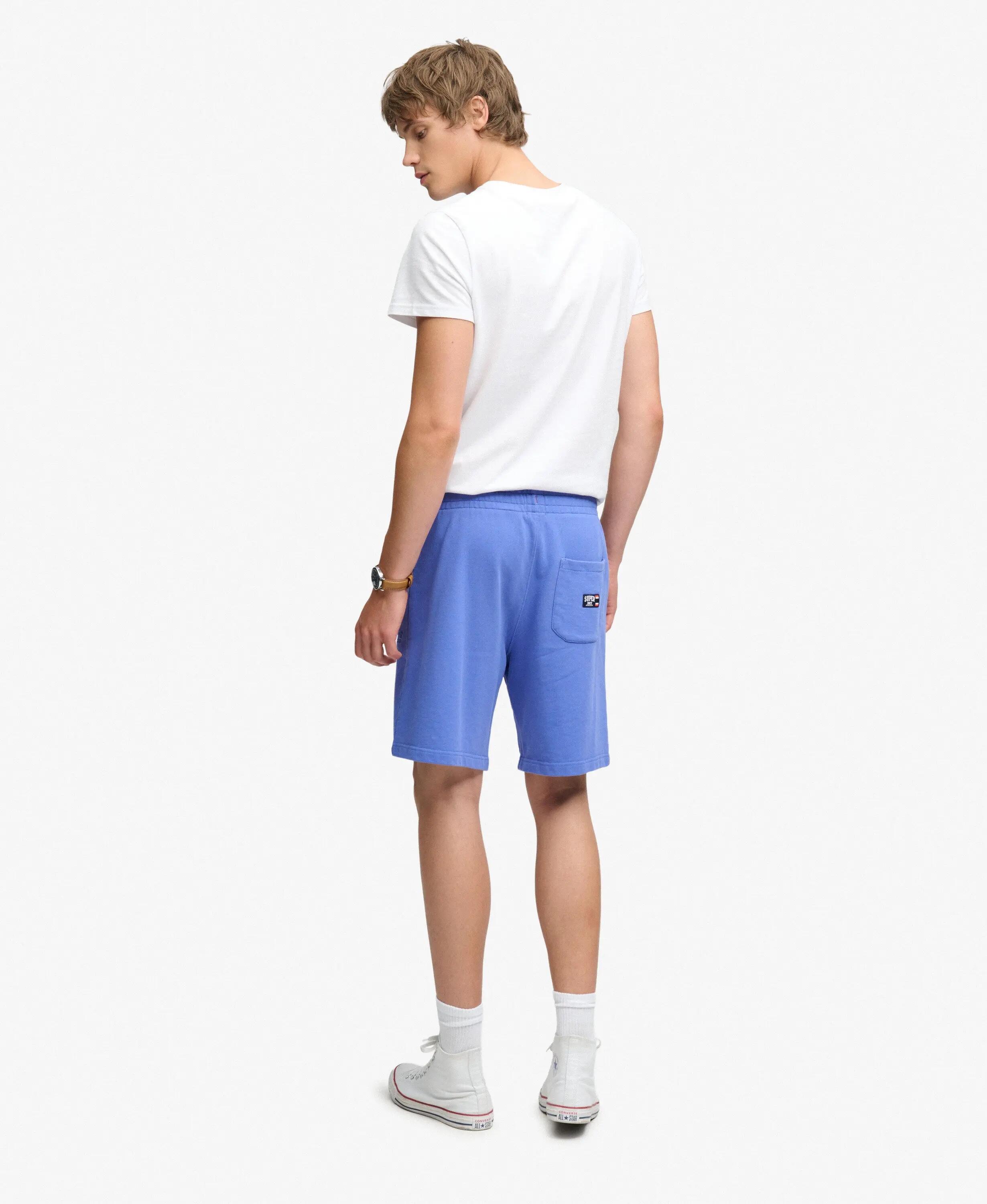 superdry Essential Logo Jersey Szorty Chambray Blue 5/5