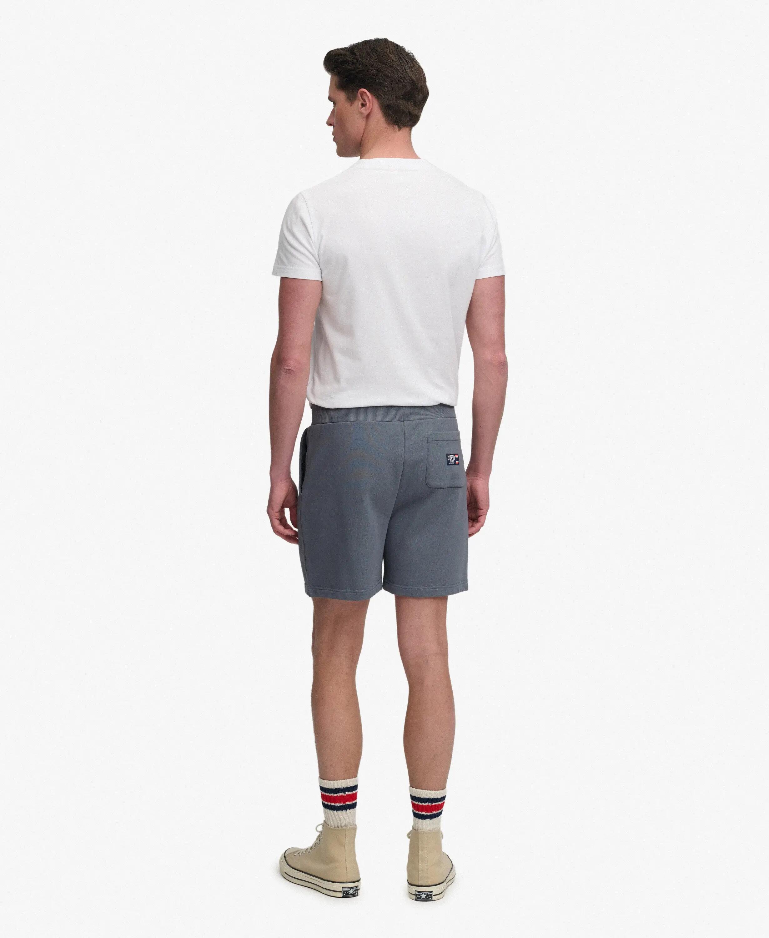 superdry Short Classic à Logo essentiel – Stormy Weather Blue 6/6