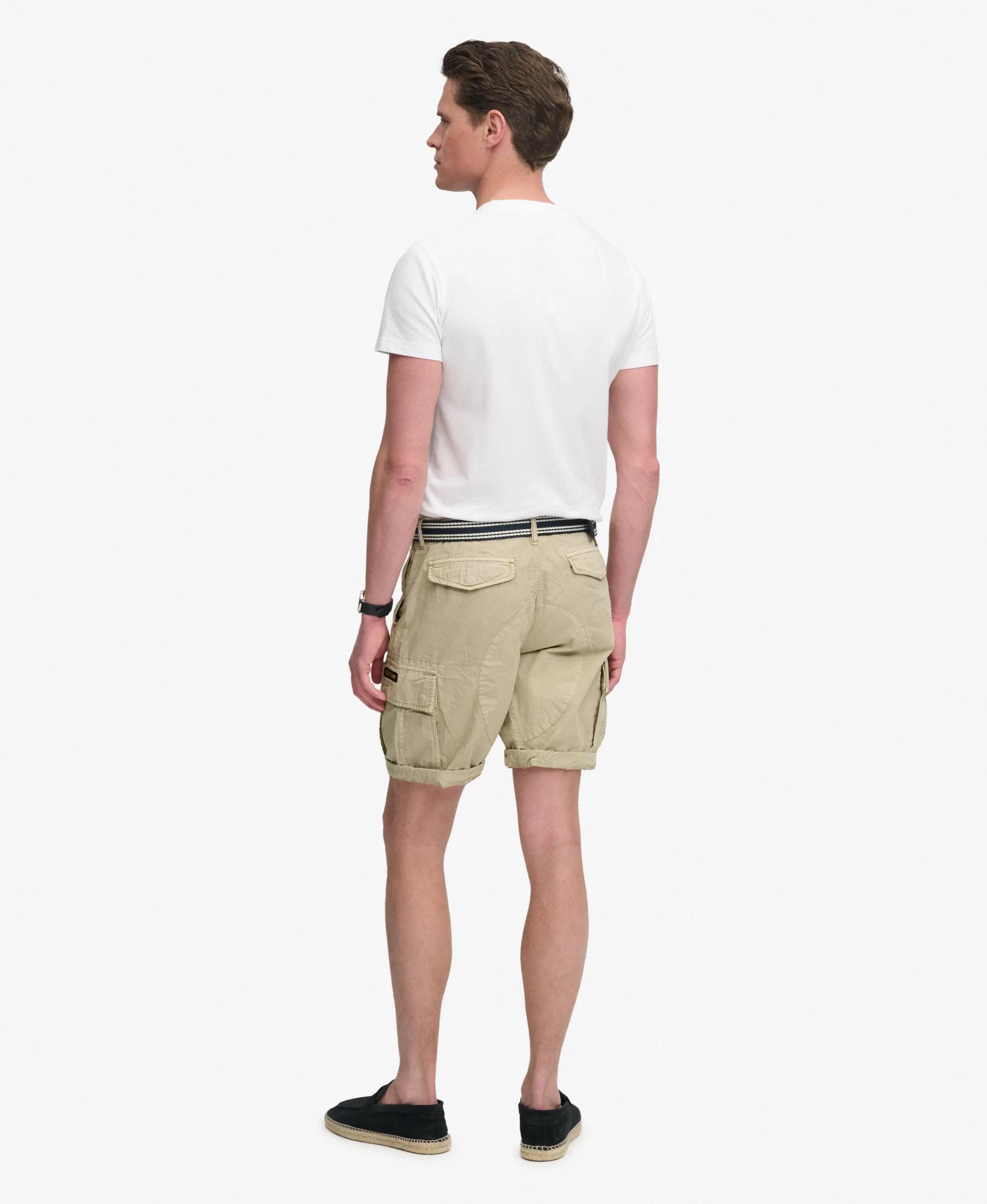 superdry Ripstop Light Cargo Shorts — 100% cotone Beige chiaro 6/7