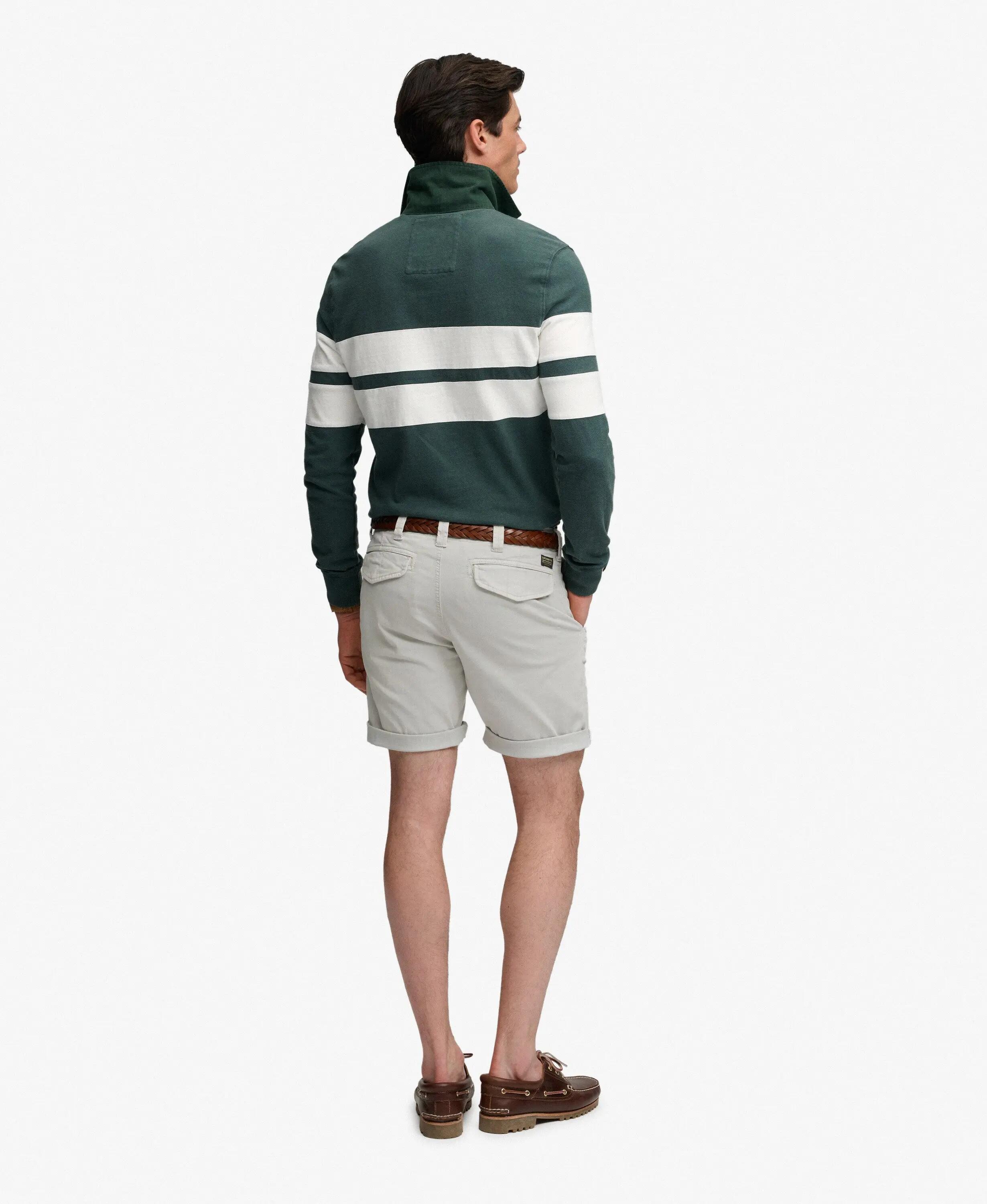 superdry Utility Chino Shorts – Straight Fit, algodón elástico 5/6