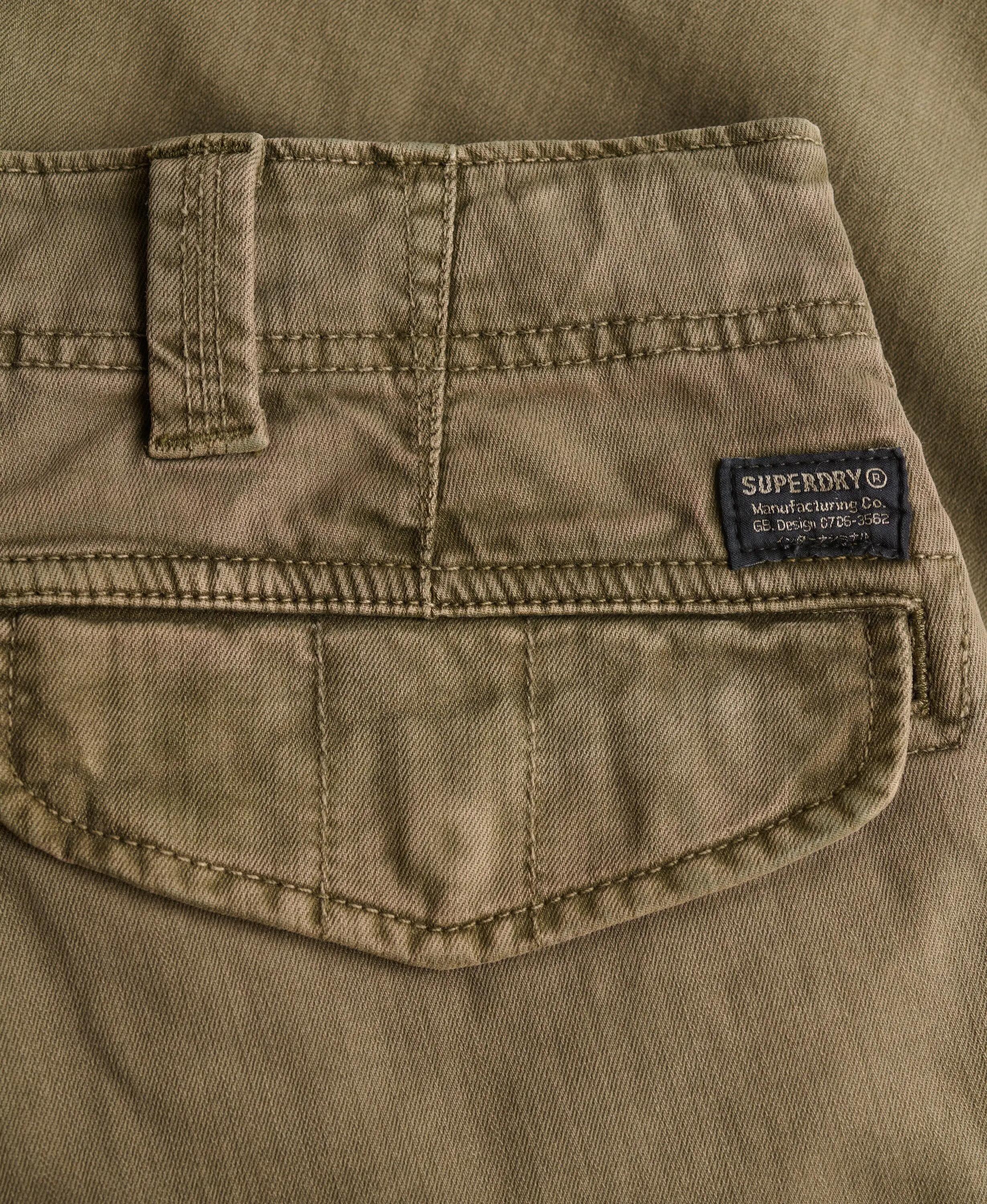 superdry Utility Chino Shorts — coupe droite en coton extensible 7/7
