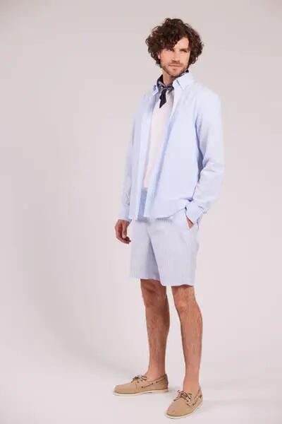 sebago Seersucker Shorts BLUE 7/7
