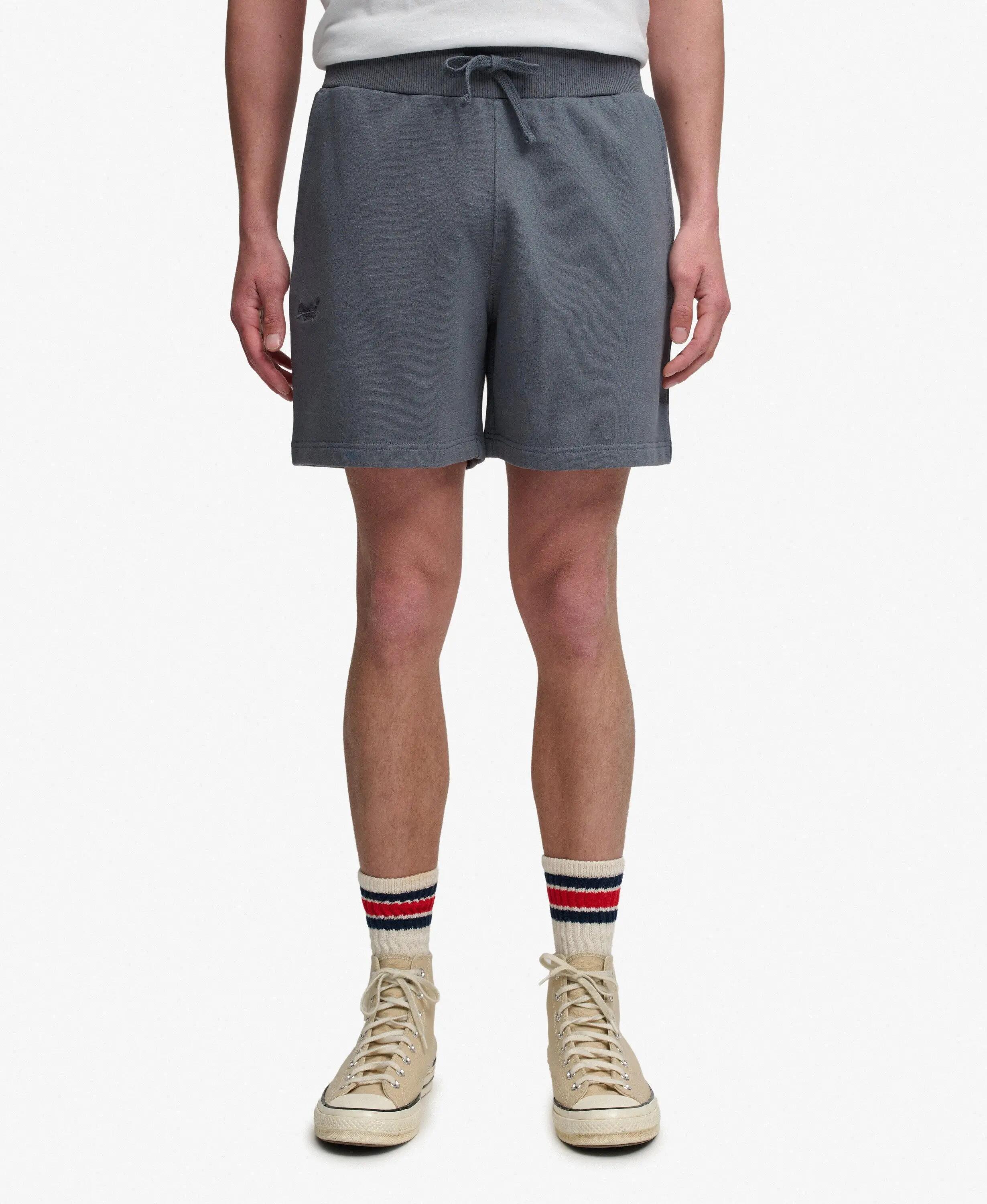 superdry Short Classic à Logo essentiel – Stormy Weather Blue 4/6