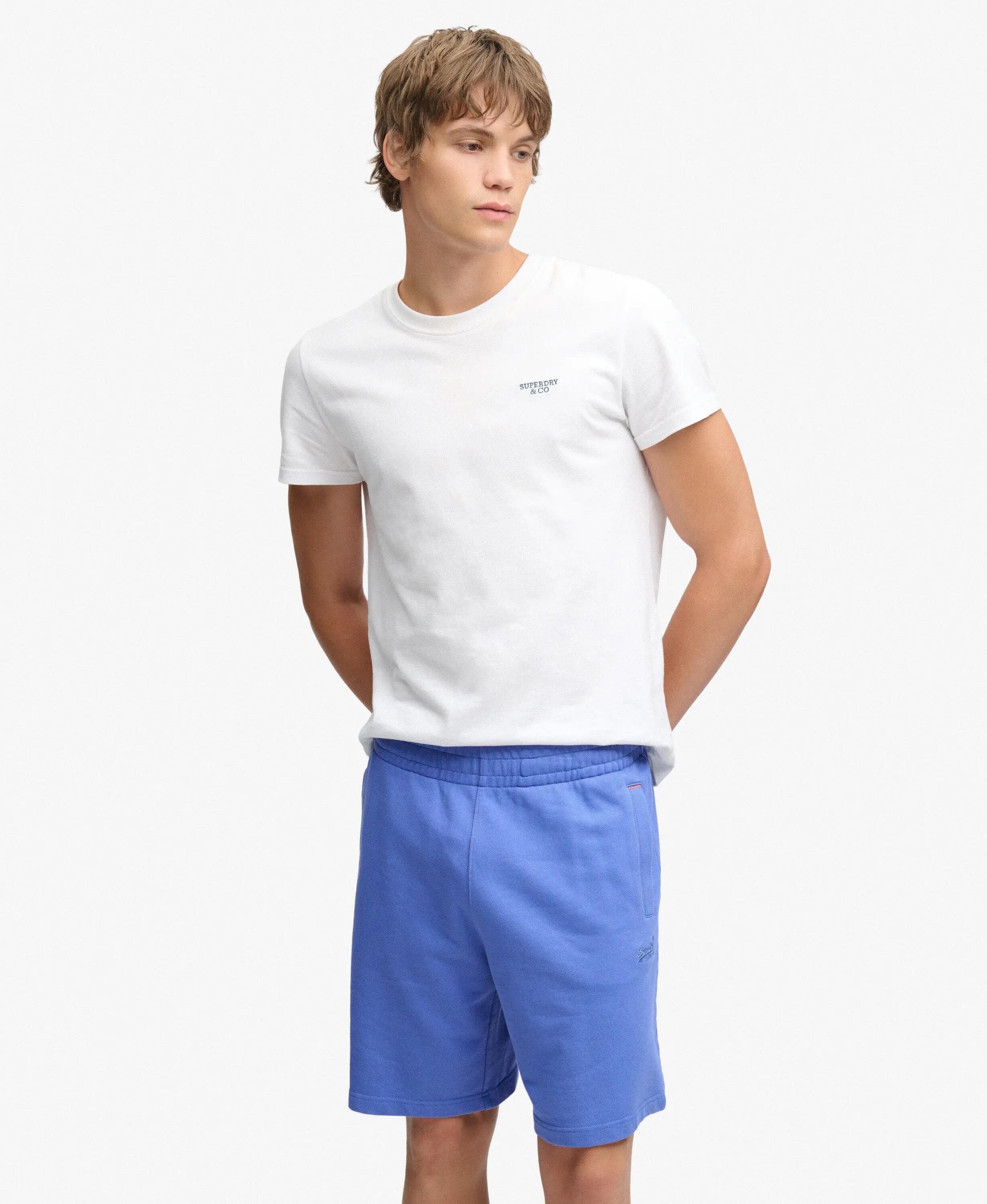 superdry Essential Logo Jersey Szorty Chambray Blue 2/5