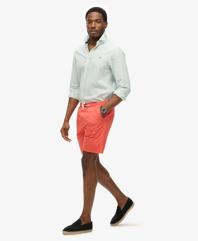 superdry Essentials Walk Short katoen - ROSE RED 4/6