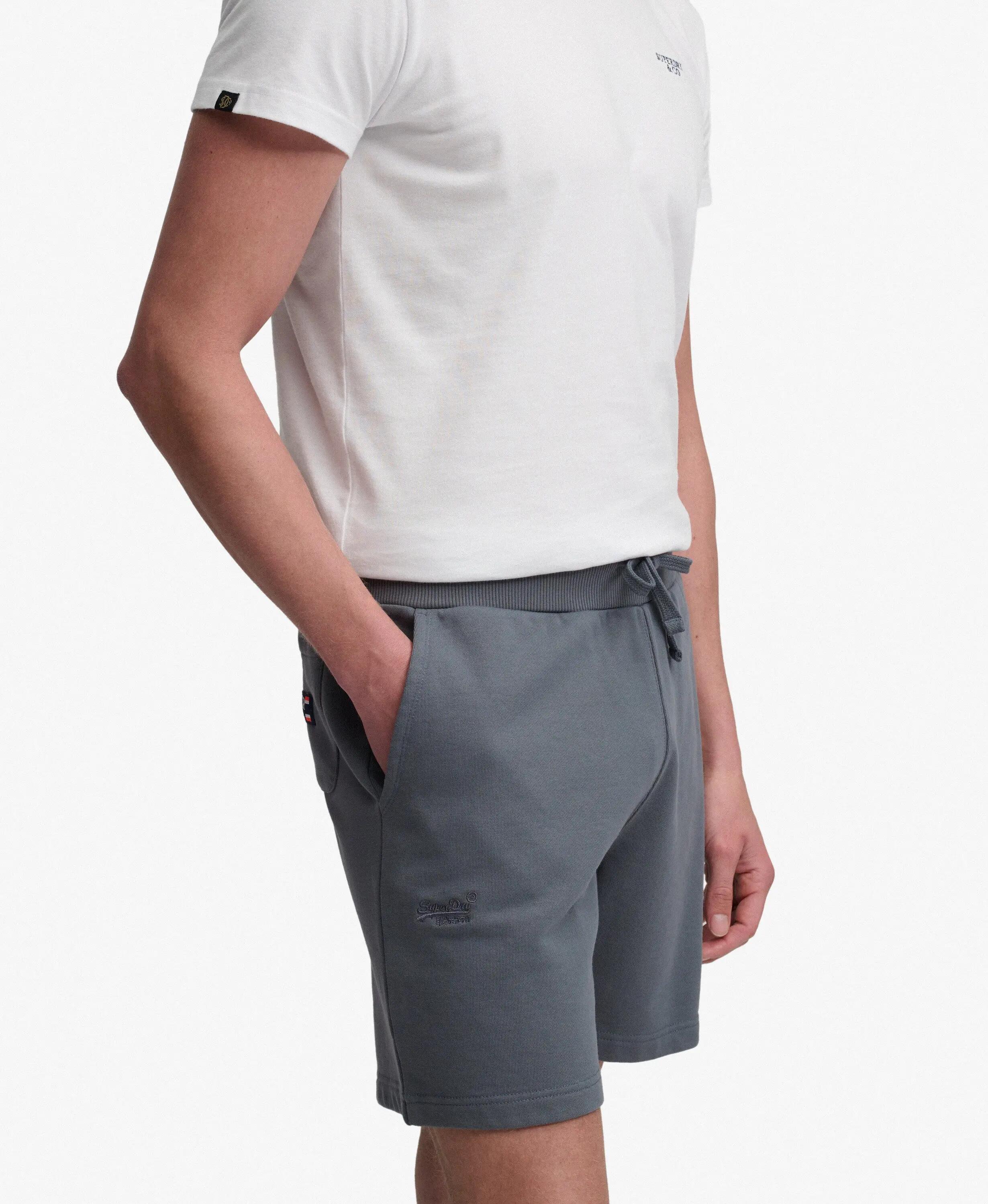 superdry Short Classic à Logo essentiel – Stormy Weather Blue 2/6