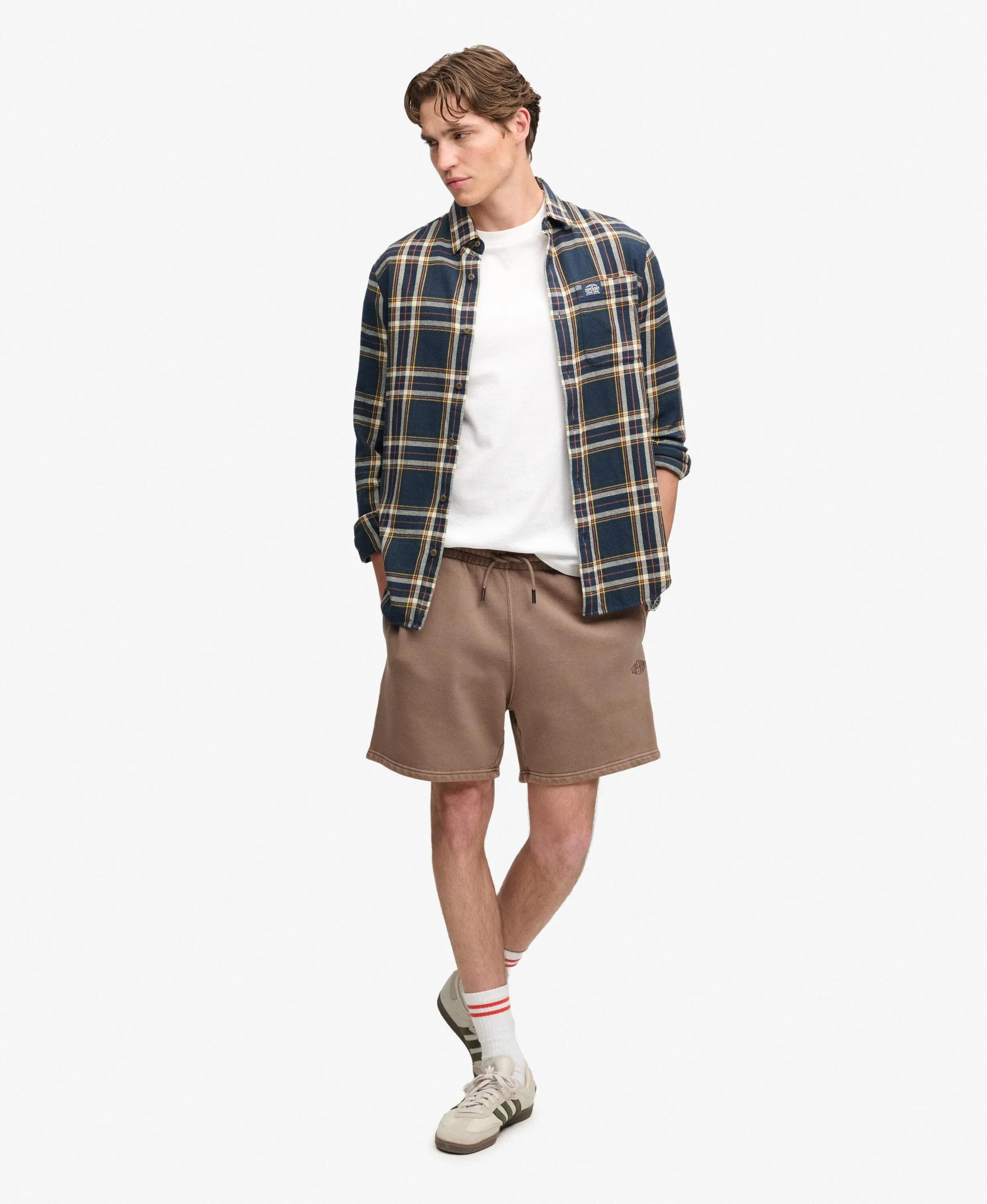 superdry Micro Logo Shorts – corte relaxed em algodão reciclado 2/7