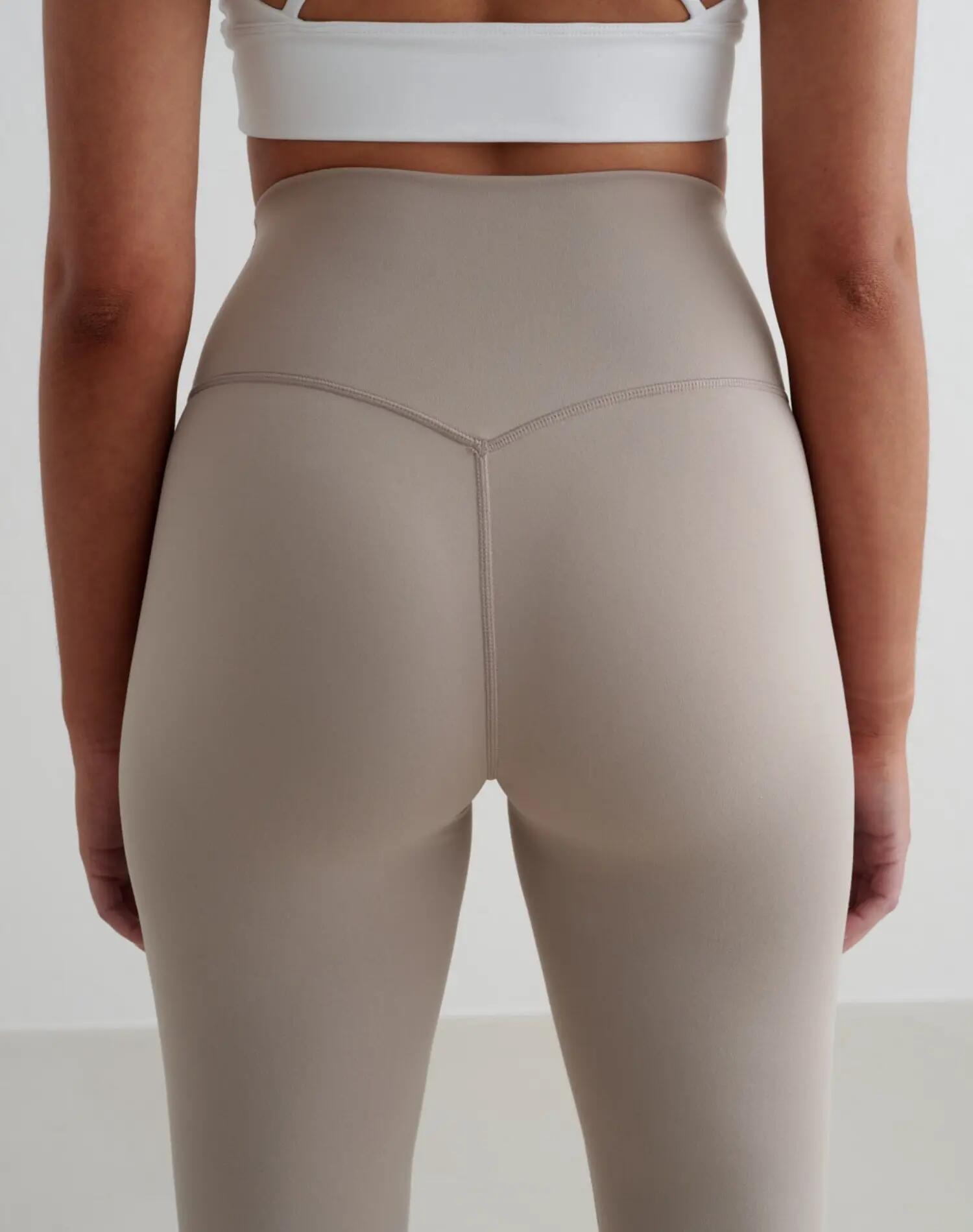 Femme Legging Évasé Taille Haute Grande Longueur Sense Beige 4/4