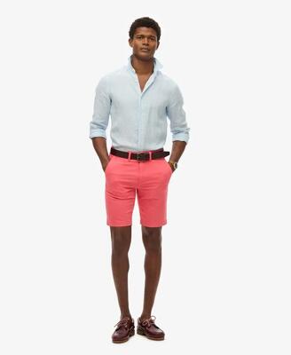 Superdry vintage international chino shorts slim – washed green
