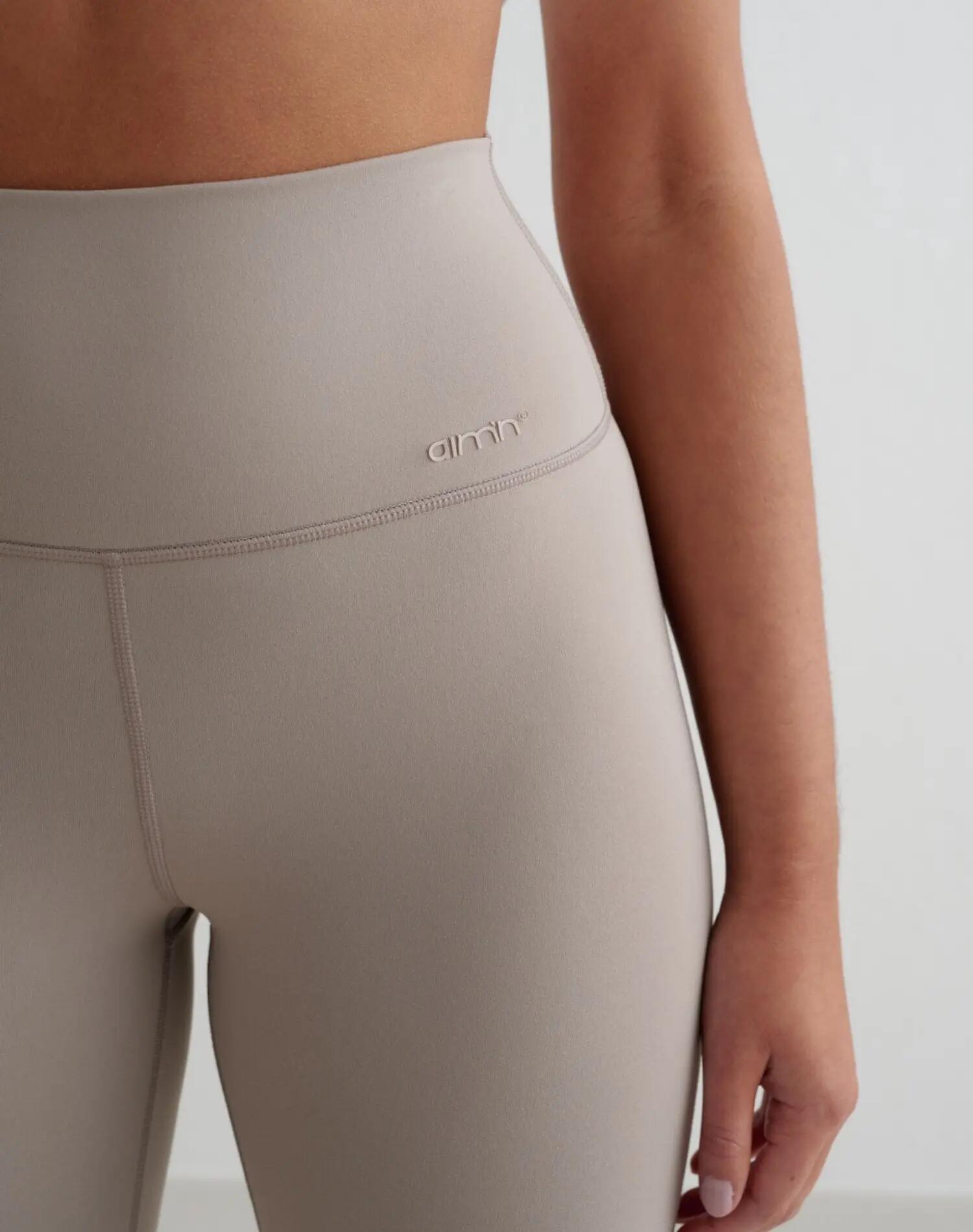 Femme Legging Évasé Taille Haute Grande Longueur Sense Beige 3/4