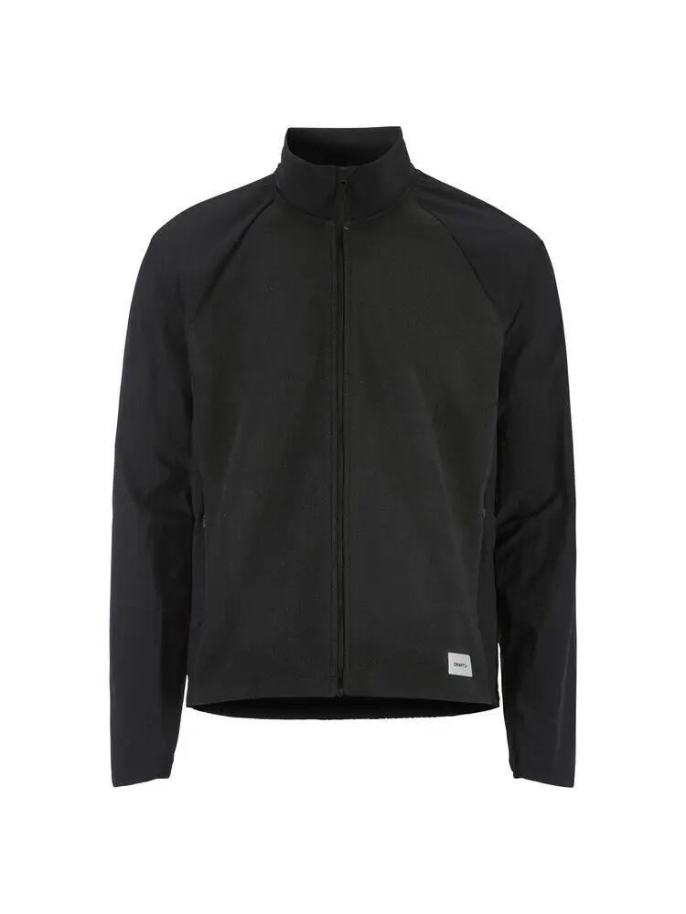 craft Fleece Jersey Jacket M – Veste running chaude avec manches coupe-vent 1/7