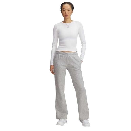 Spodnie Dresowe Damskie UA RIVAL FLC PIPED PANT 6003711-011