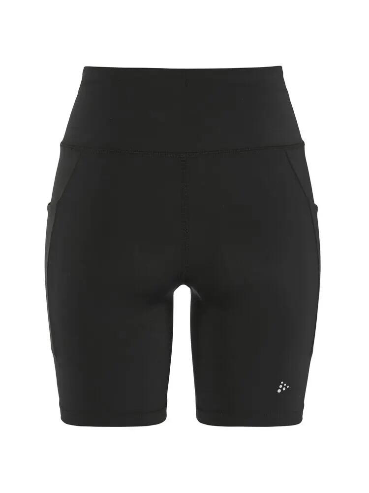 craft Essence Short Tights 3 W - Collant court noir, ceinture large 3/7