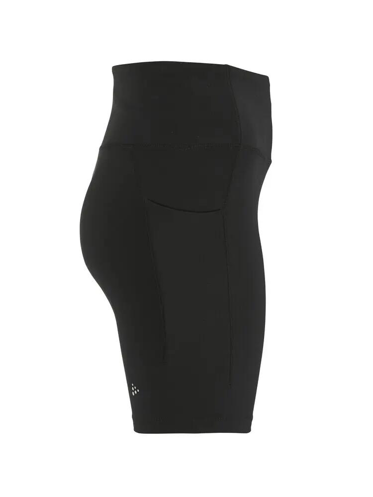 craft Essence Short Tights 3 W - Collant court noir, ceinture large 2/7