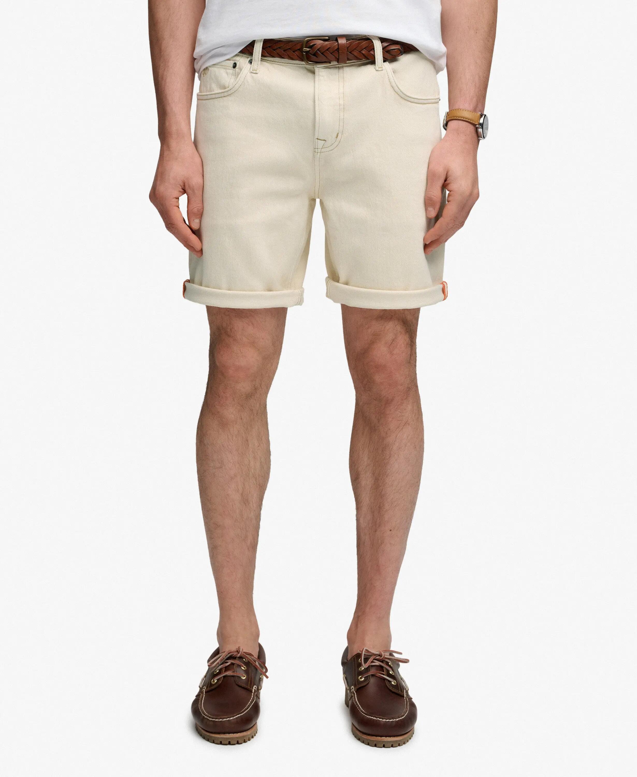 superdry Vintage Straight Shorts van biologisch katoen 3/5