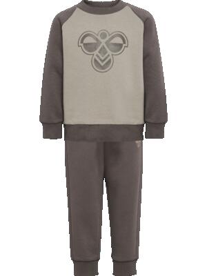 Hummel kinder sweatset bumble van biologisch katoen en gerecycled polyester –