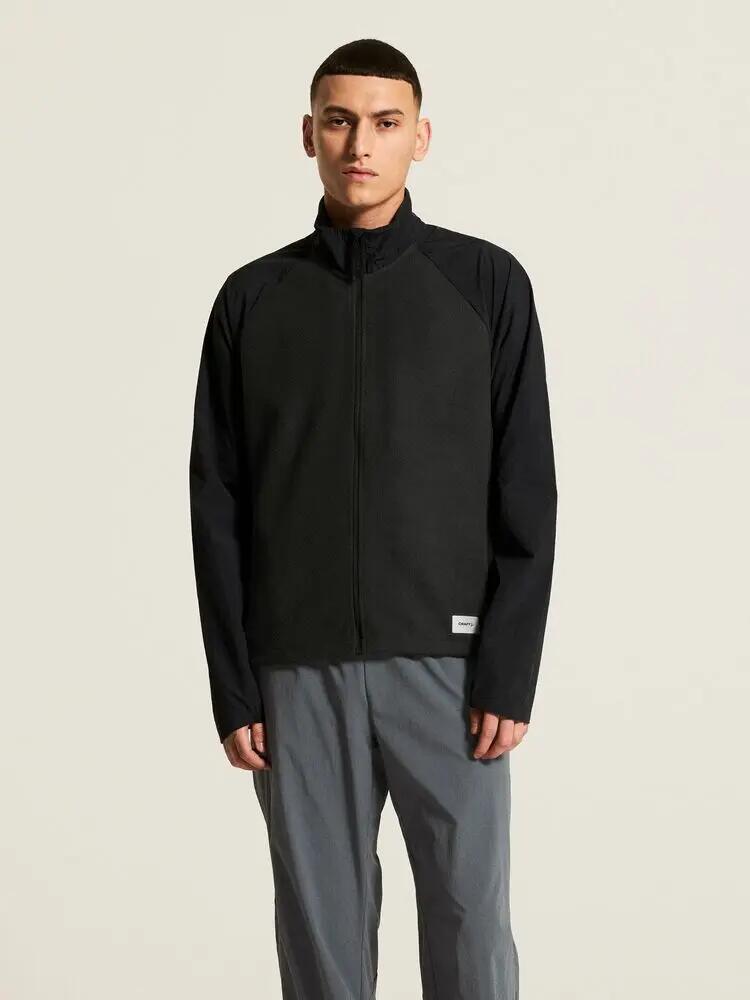 craft Fleece Jersey Jacket M – Veste running chaude avec manches coupe-vent 5/7