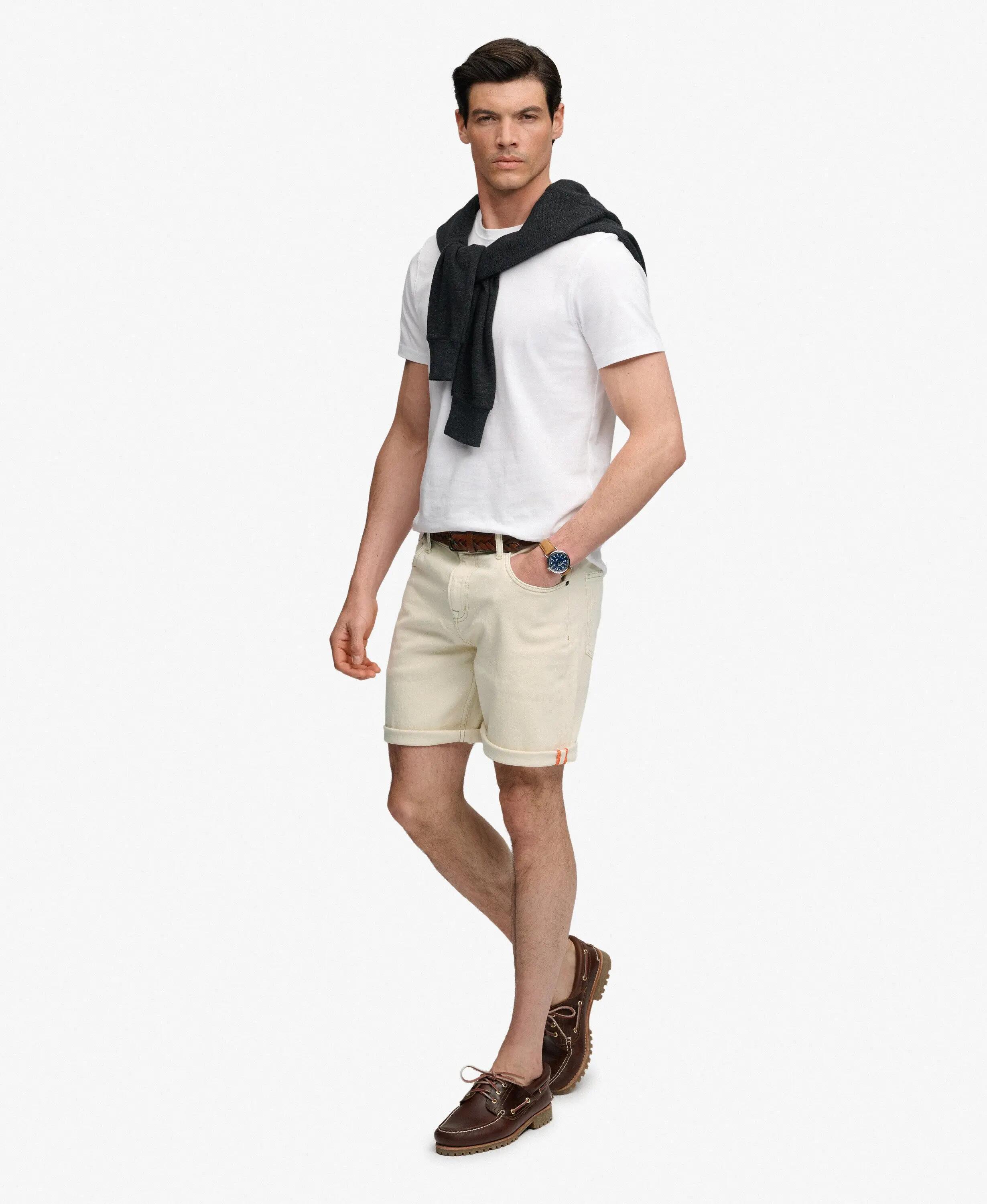 superdry Vintage Straight Shorts van biologisch katoen 2/5