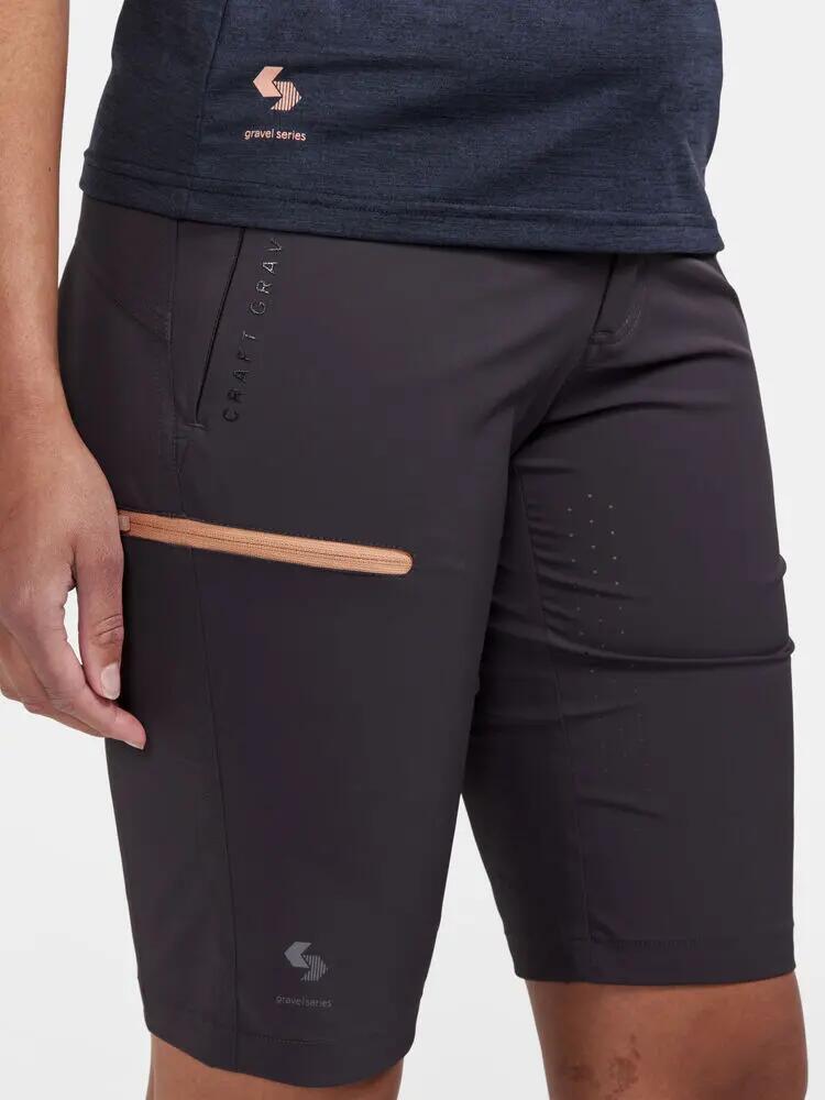 craft PRO Gravel Shorts W — calções ajustados e resistentes para gravel 4/7
