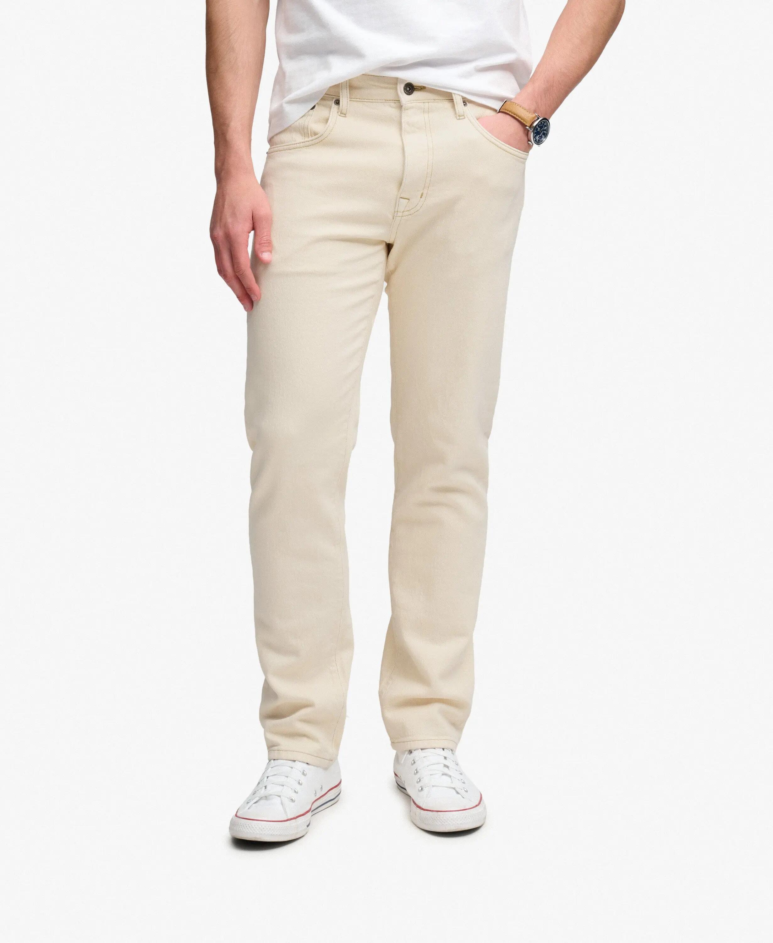 superdry Jeans slim droit vintage en coton bio 3/5