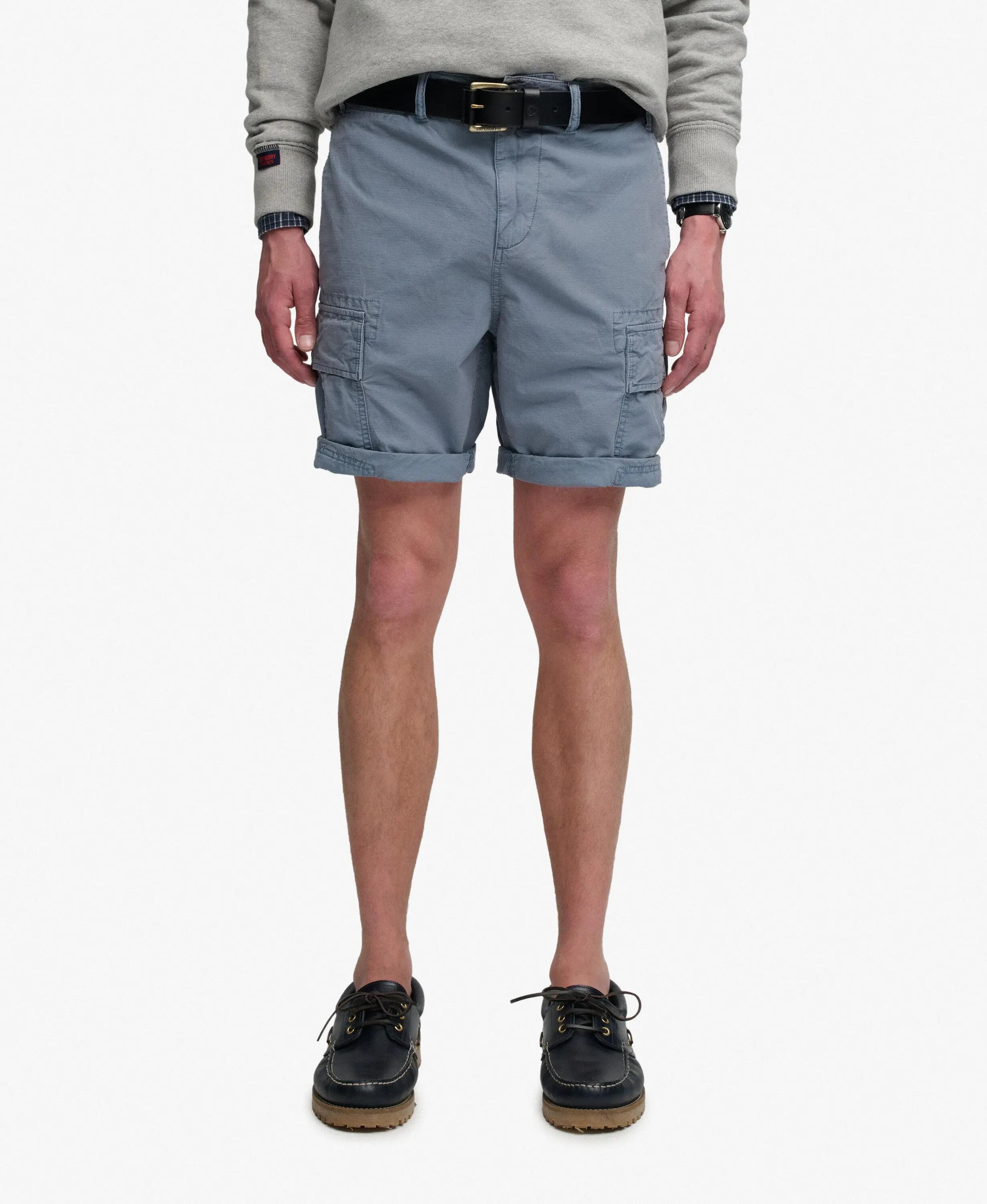 superdry Pantalones cortos Cargo Ripstop ligeros – corte recto, 100% algodón 4/7