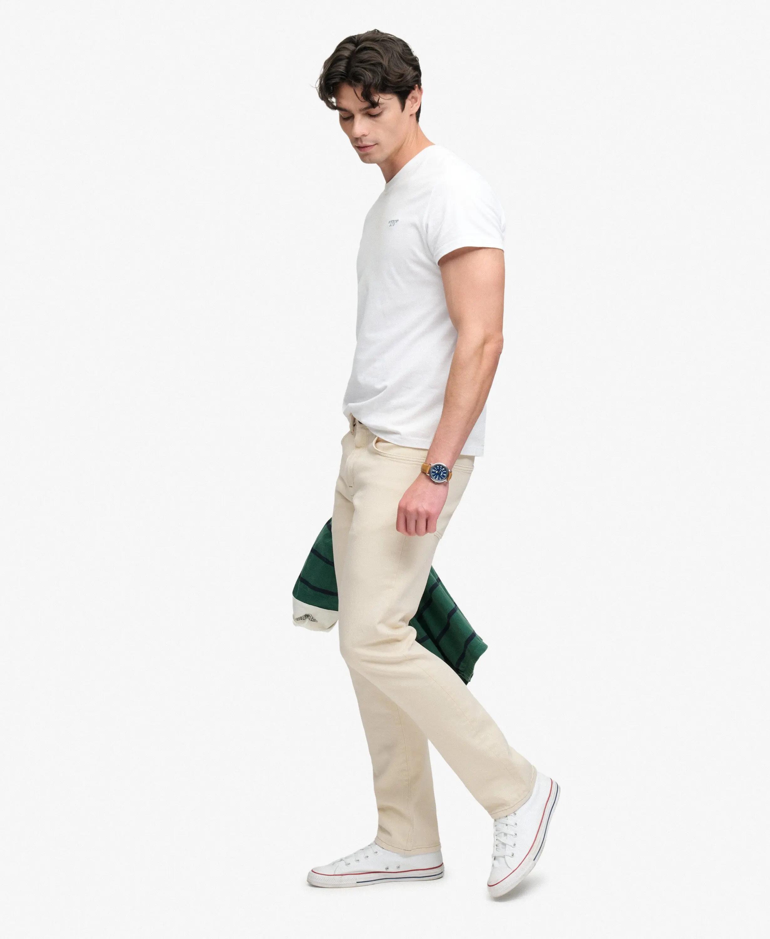 superdry Jeans slim droit vintage en coton bio 2/5