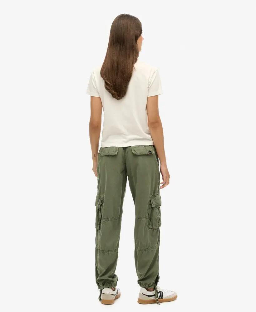 superdry Pantalón cargo ligero Beach mujer – algodón/viscosa 5/7