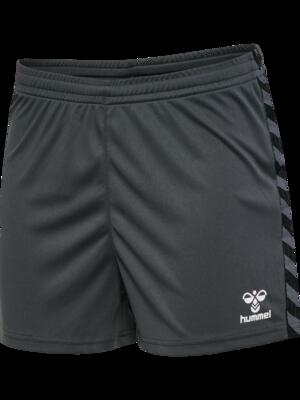 Hummel dames shorts hmlauthentic pl shorts woman polyester - asphalt