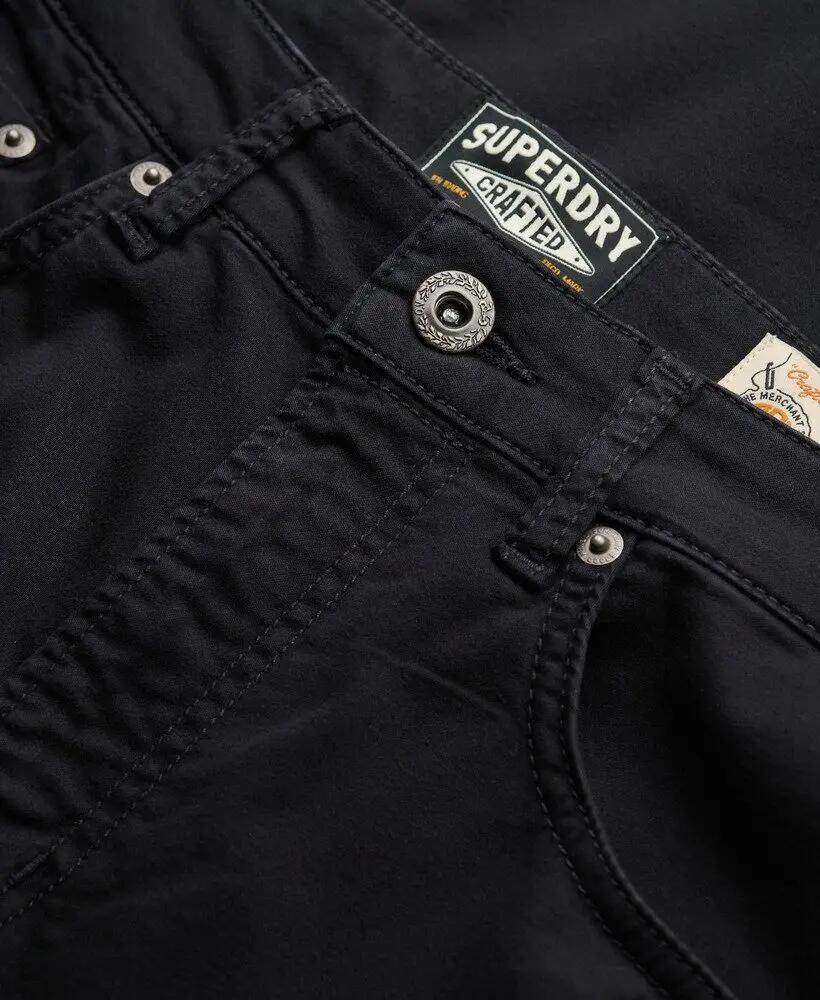 superdry Pantalon Sateen Five Pocket - Coupe droite, Coton bio 7/7