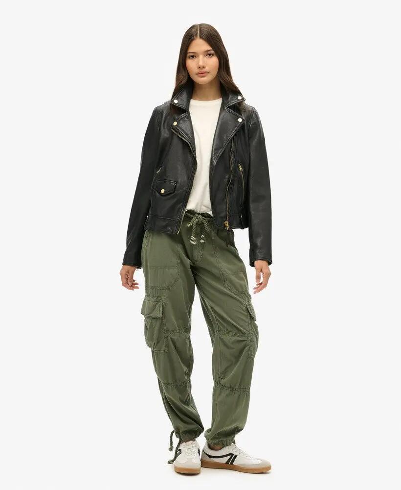 superdry Pantalón cargo ligero Beach mujer – algodón/viscosa 2/7