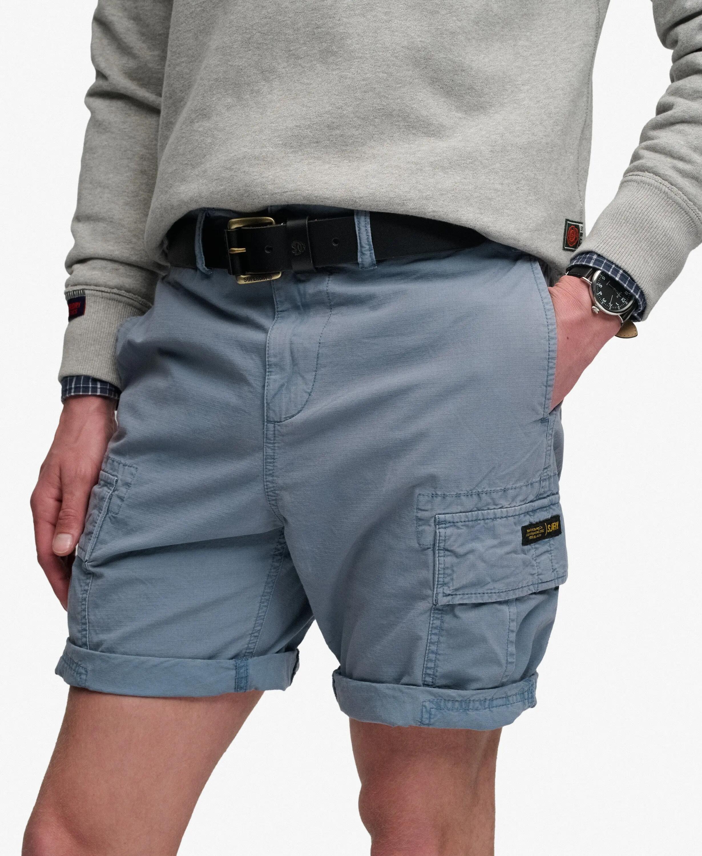 superdry Pantalones cortos Cargo Ripstop ligeros – corte recto, 100% algodón 2/7
